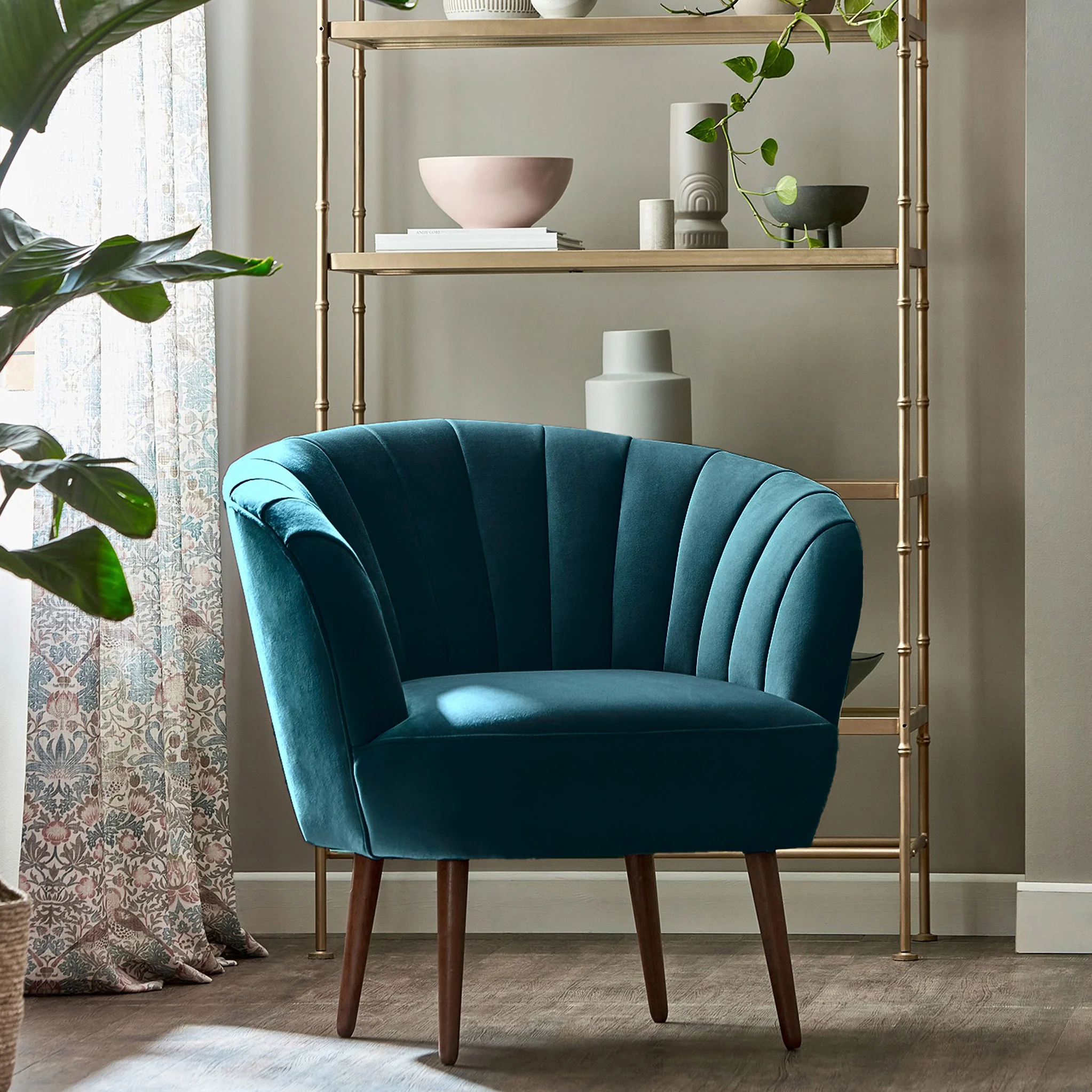 Hartwell Velvet Accent Chair - Image 17