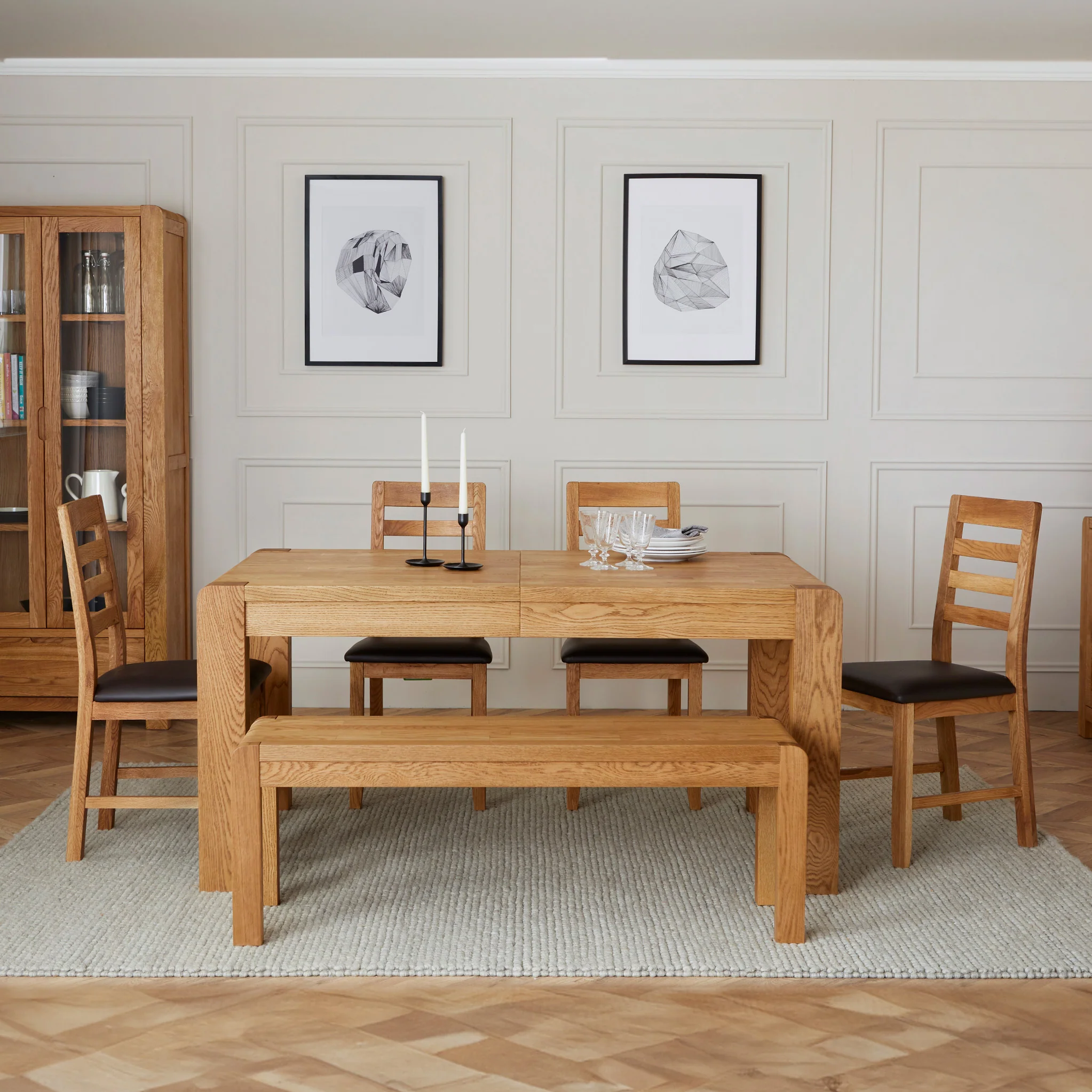Harvey 130cm Dining Bench - Image 14