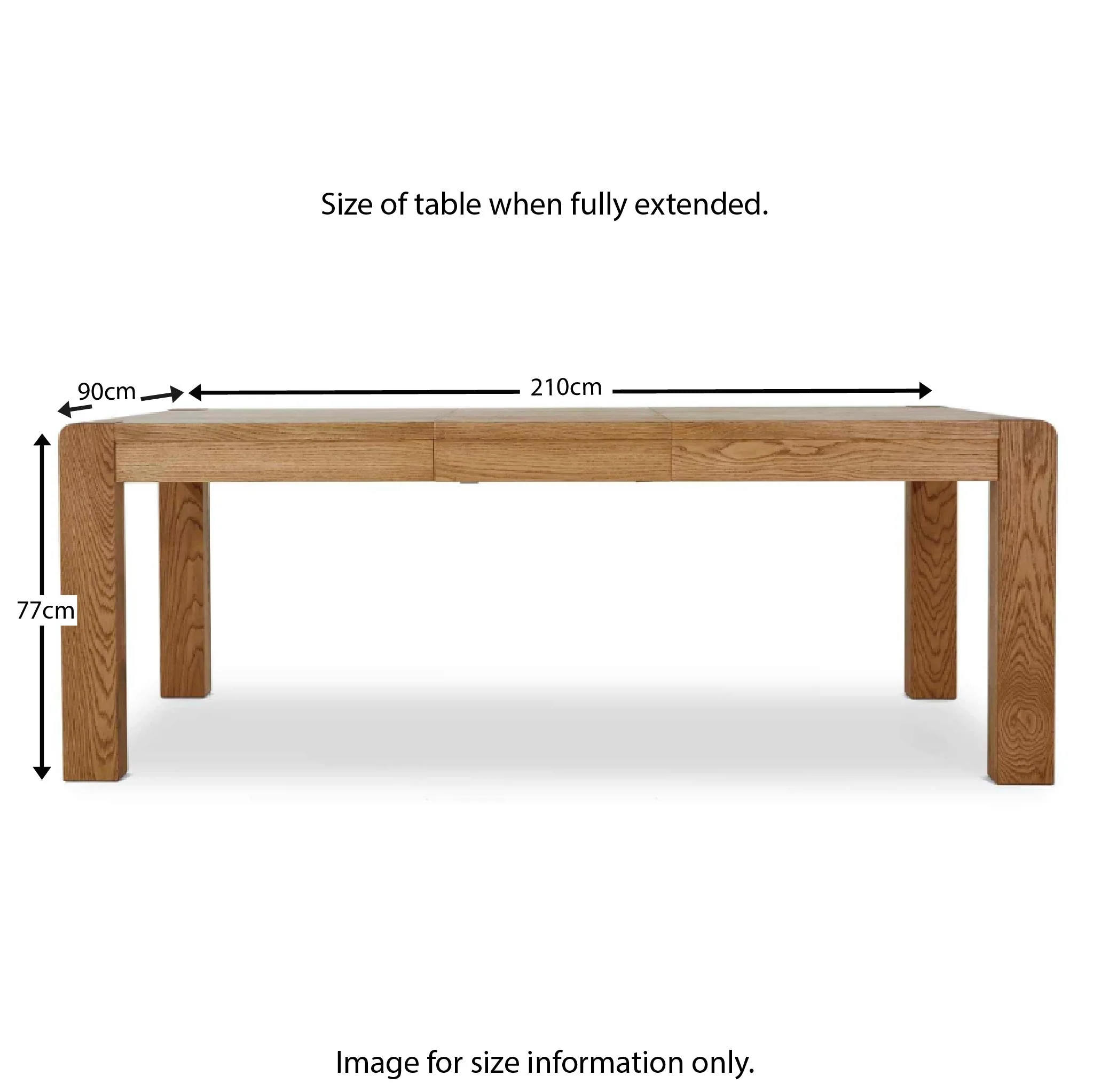Harvey 160-210cm Extendable Dining Table - Image 22