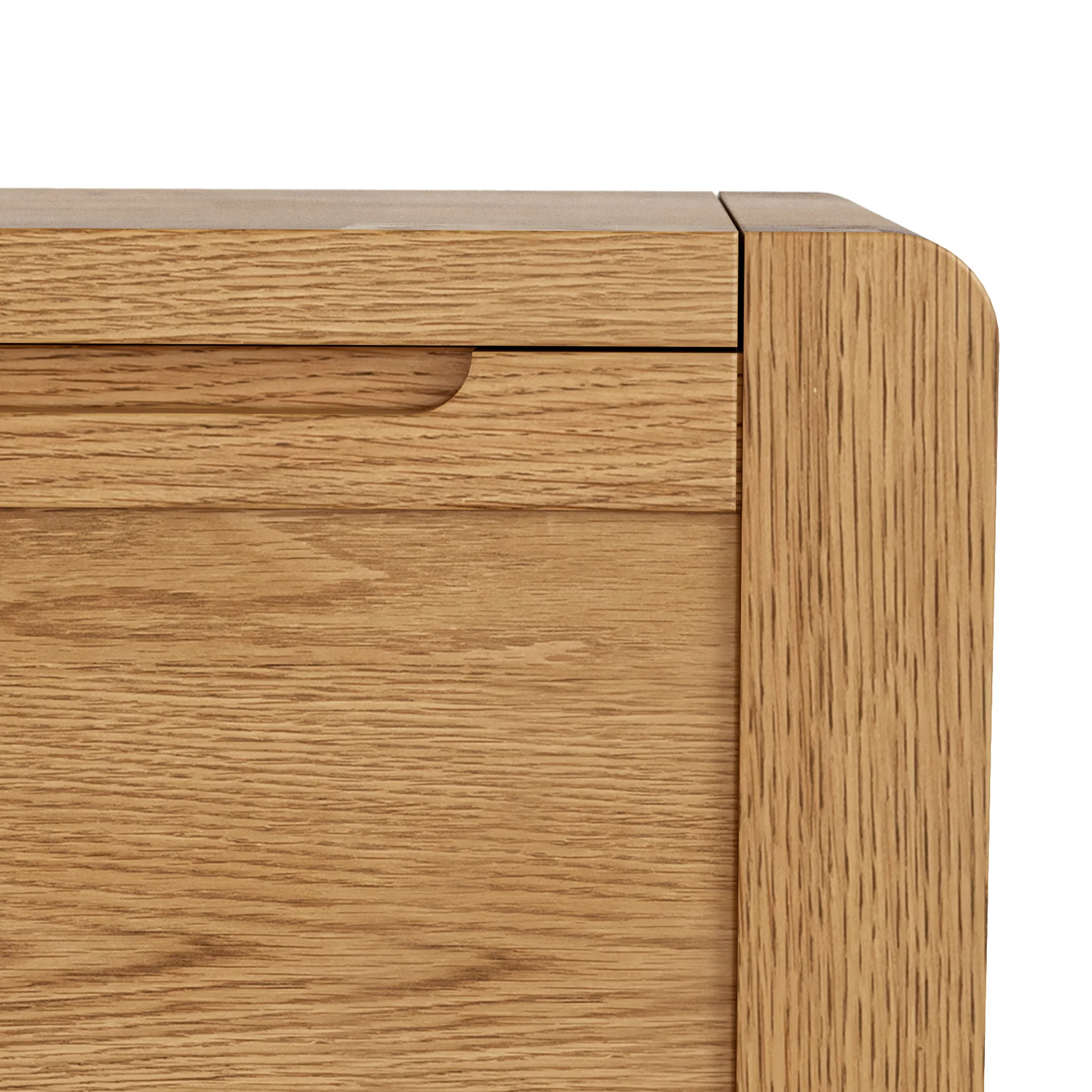 Harvey Oak 2 Over 3 Chest of Drawers - Image 3