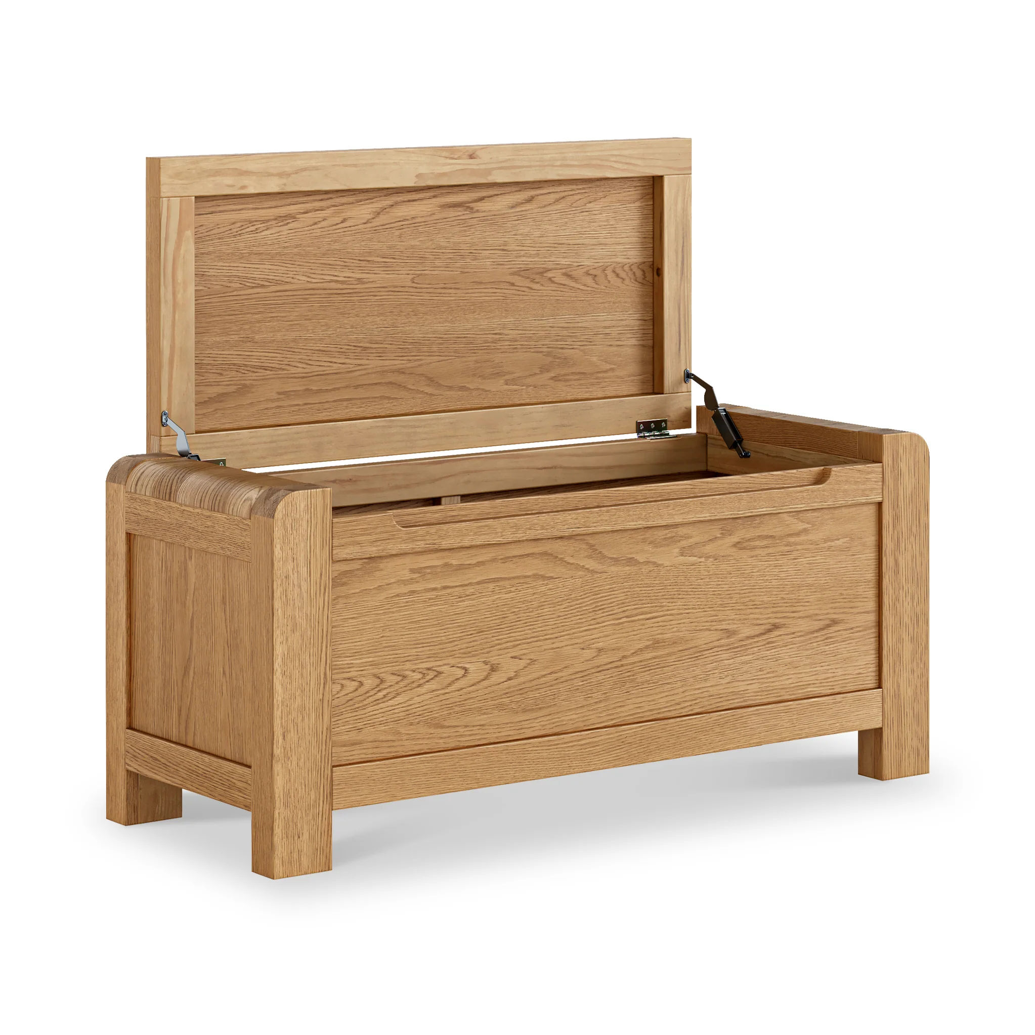 Harvey Oak Blanket Box - Image 3