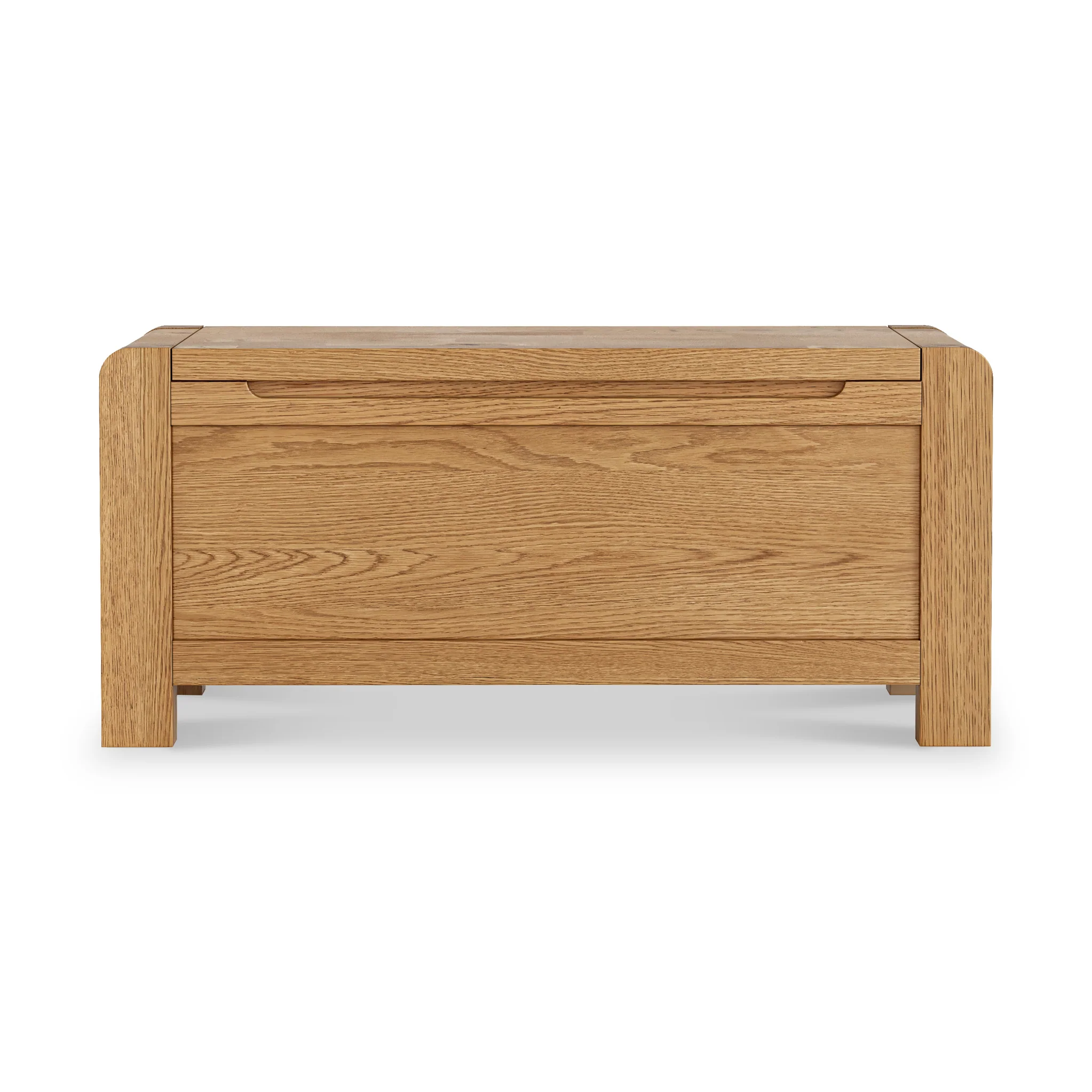 Harvey Oak Blanket Box - Image 6
