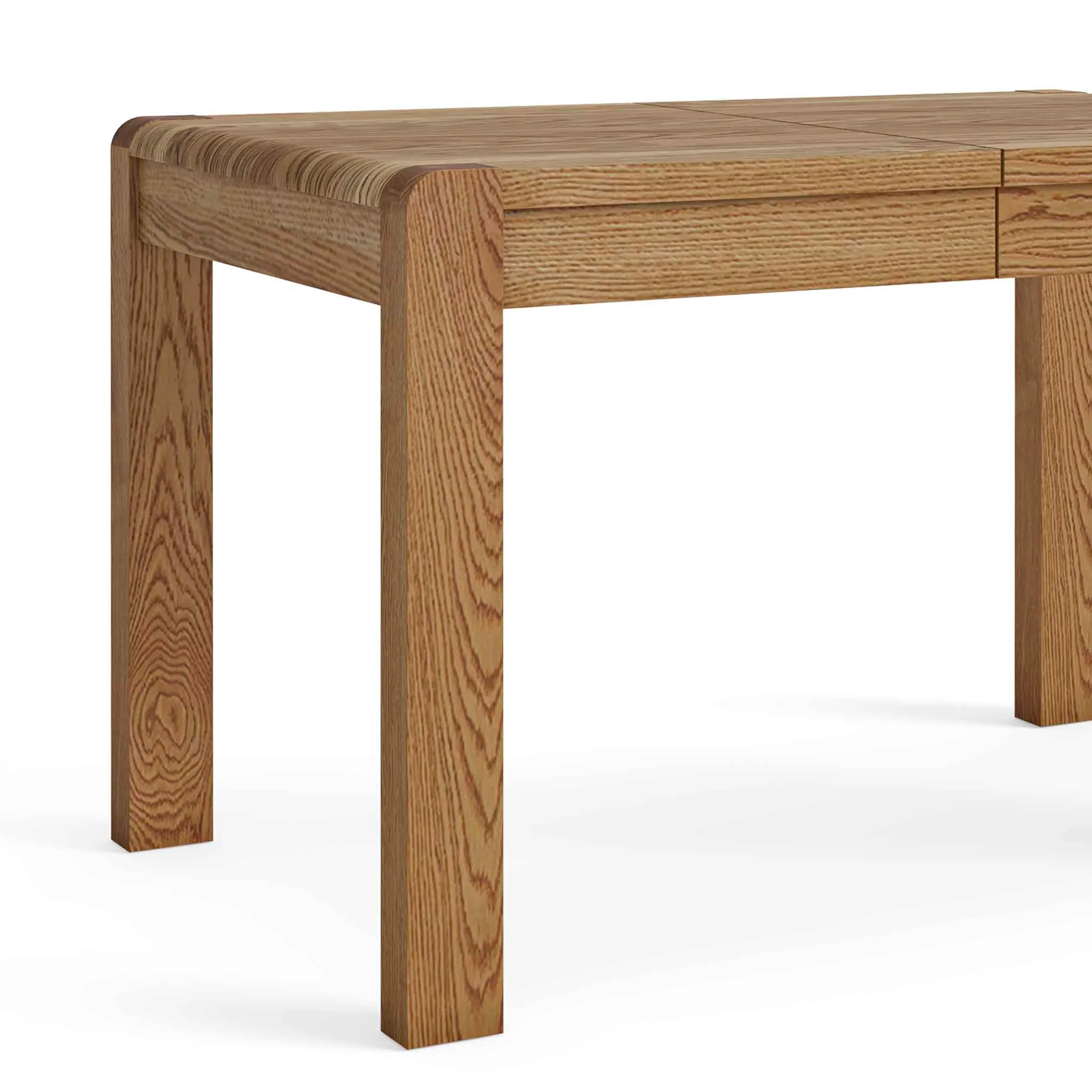 Harvey Oak Compact Extending Dining Table - Image 4