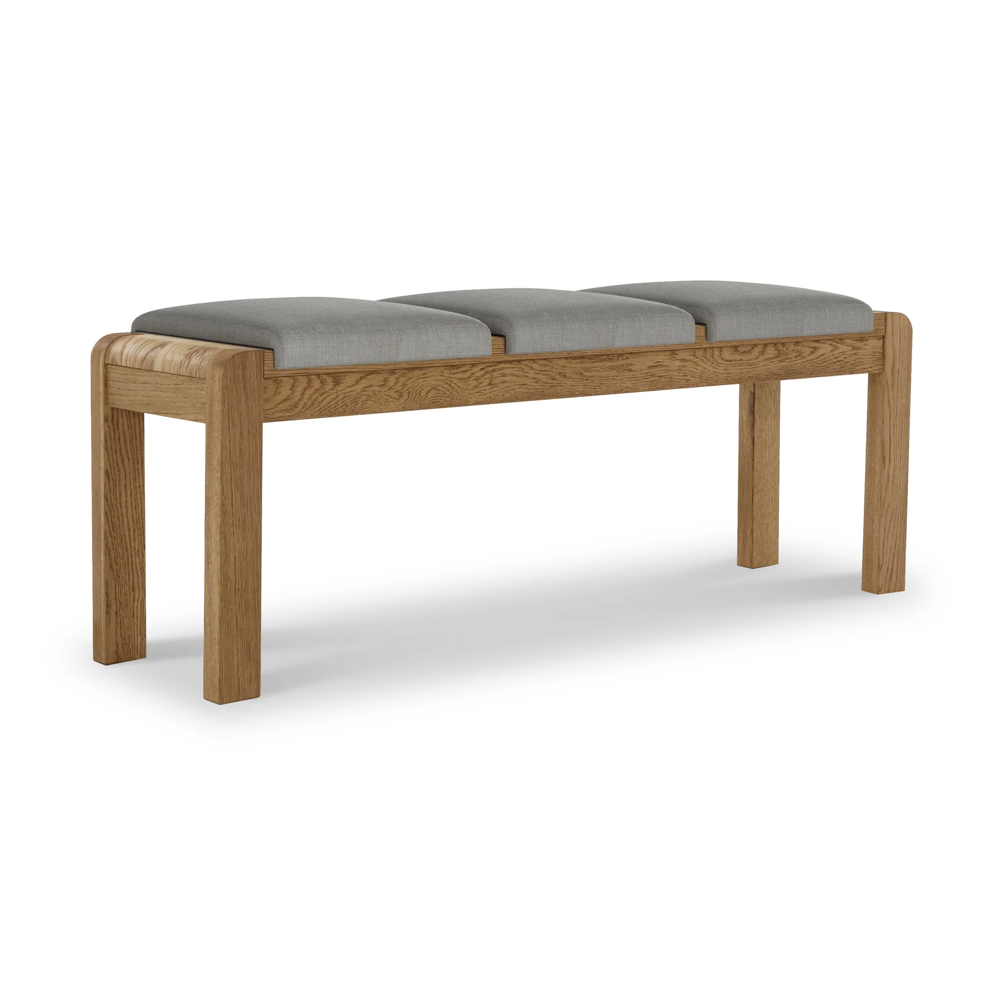 Harvey Oak Set Of 3 Dining Bench Cushions - Image 3