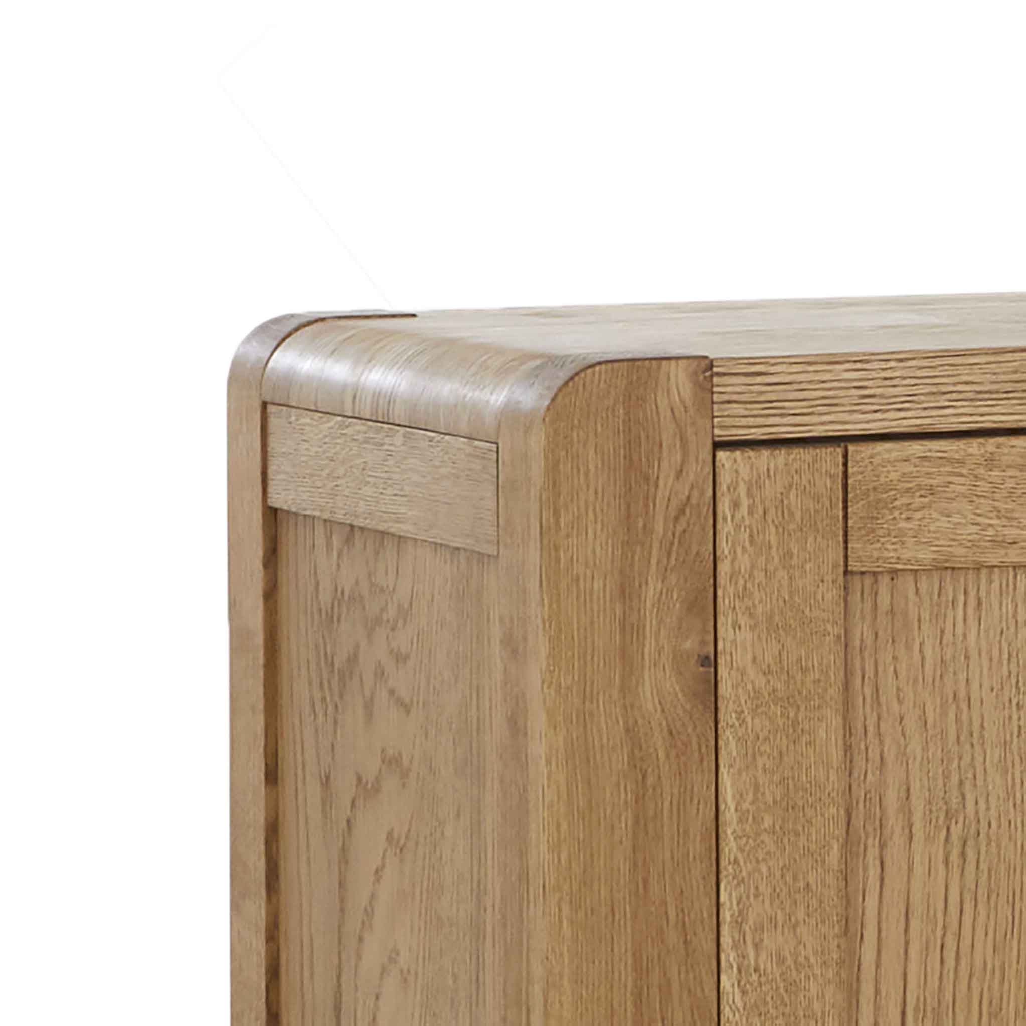 Harvey Oak Triple Wardrobe - Image 3