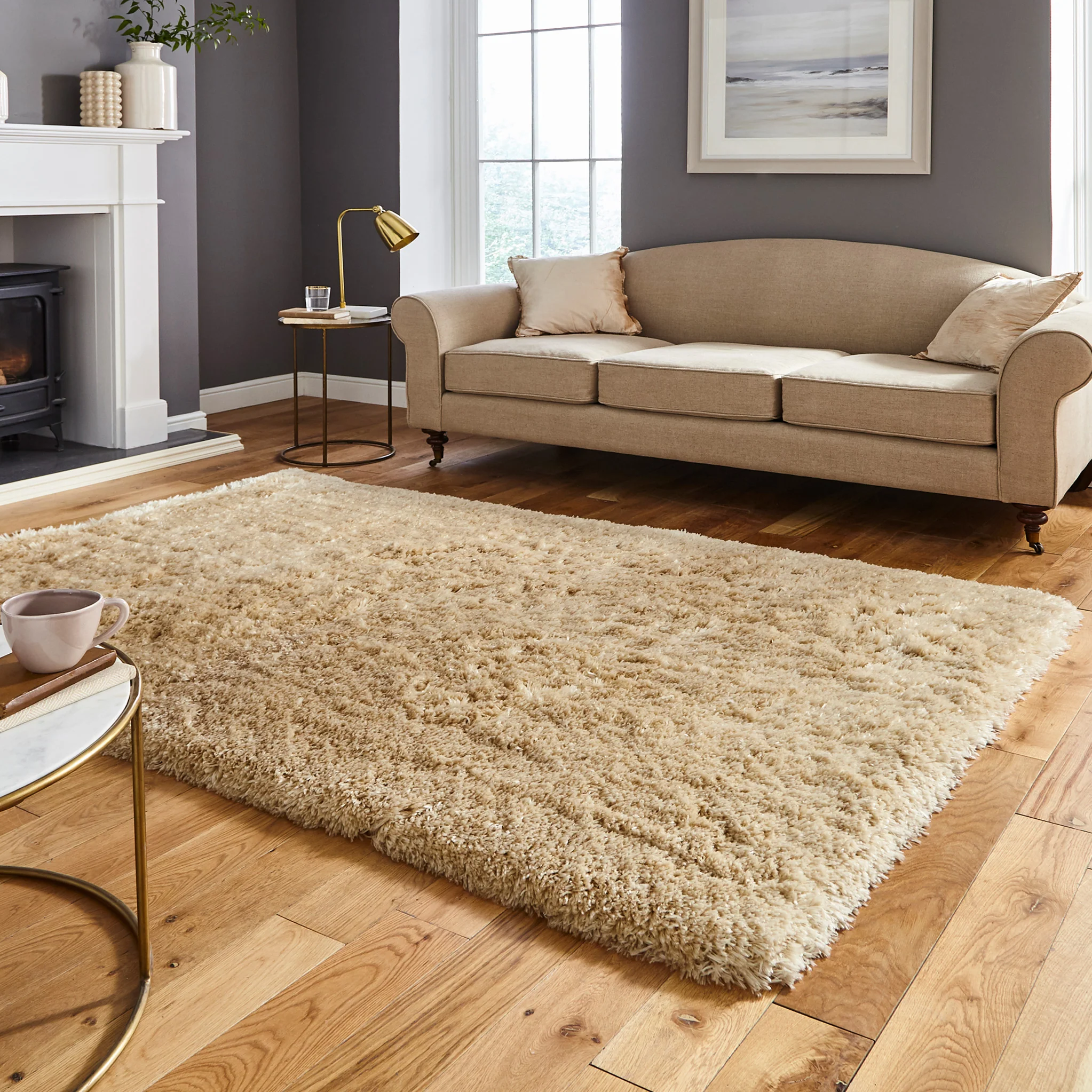 Hatton Hand Tufted Shaggy Rug - Image 11