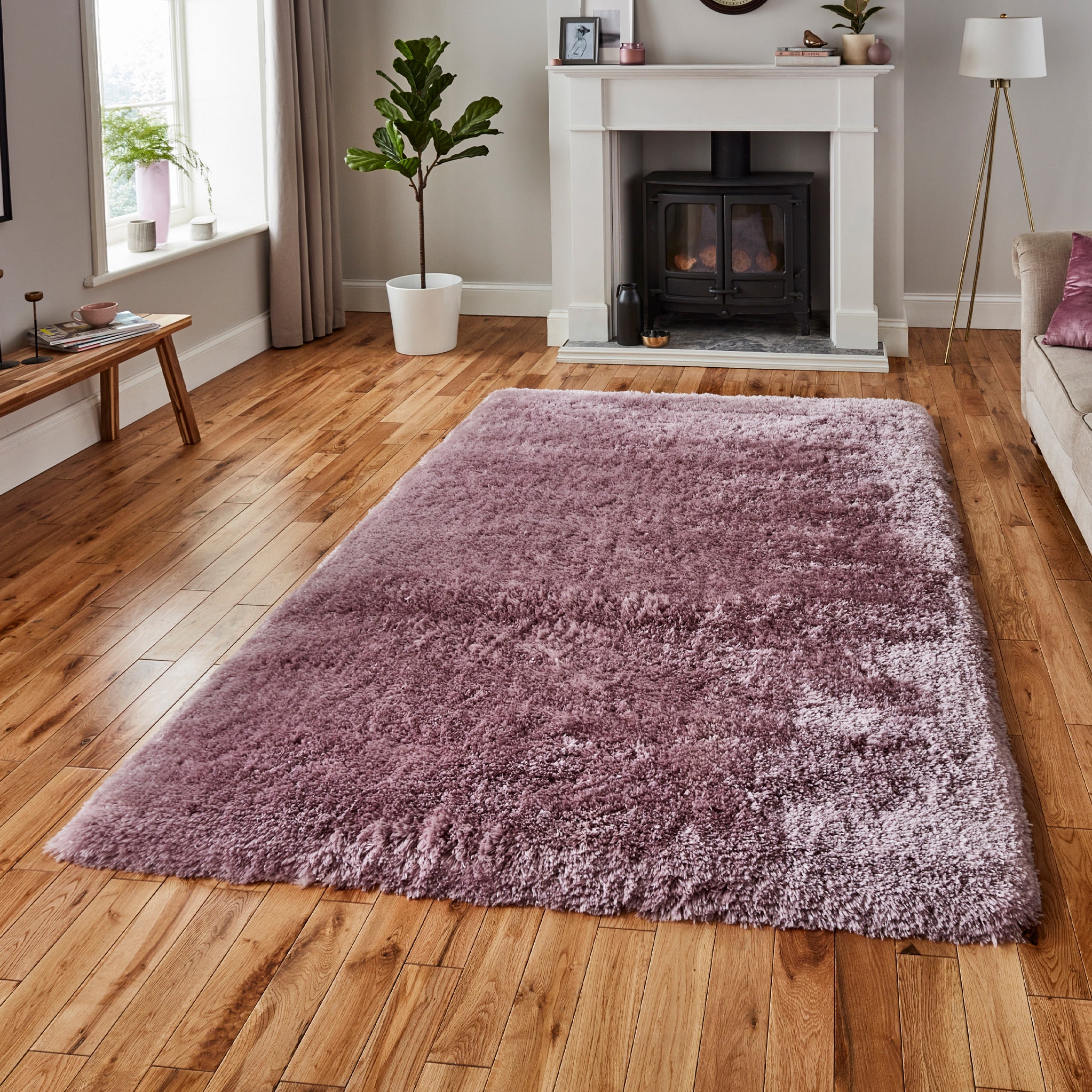 Hatton Hand Tufted Shaggy Rug - Image 2