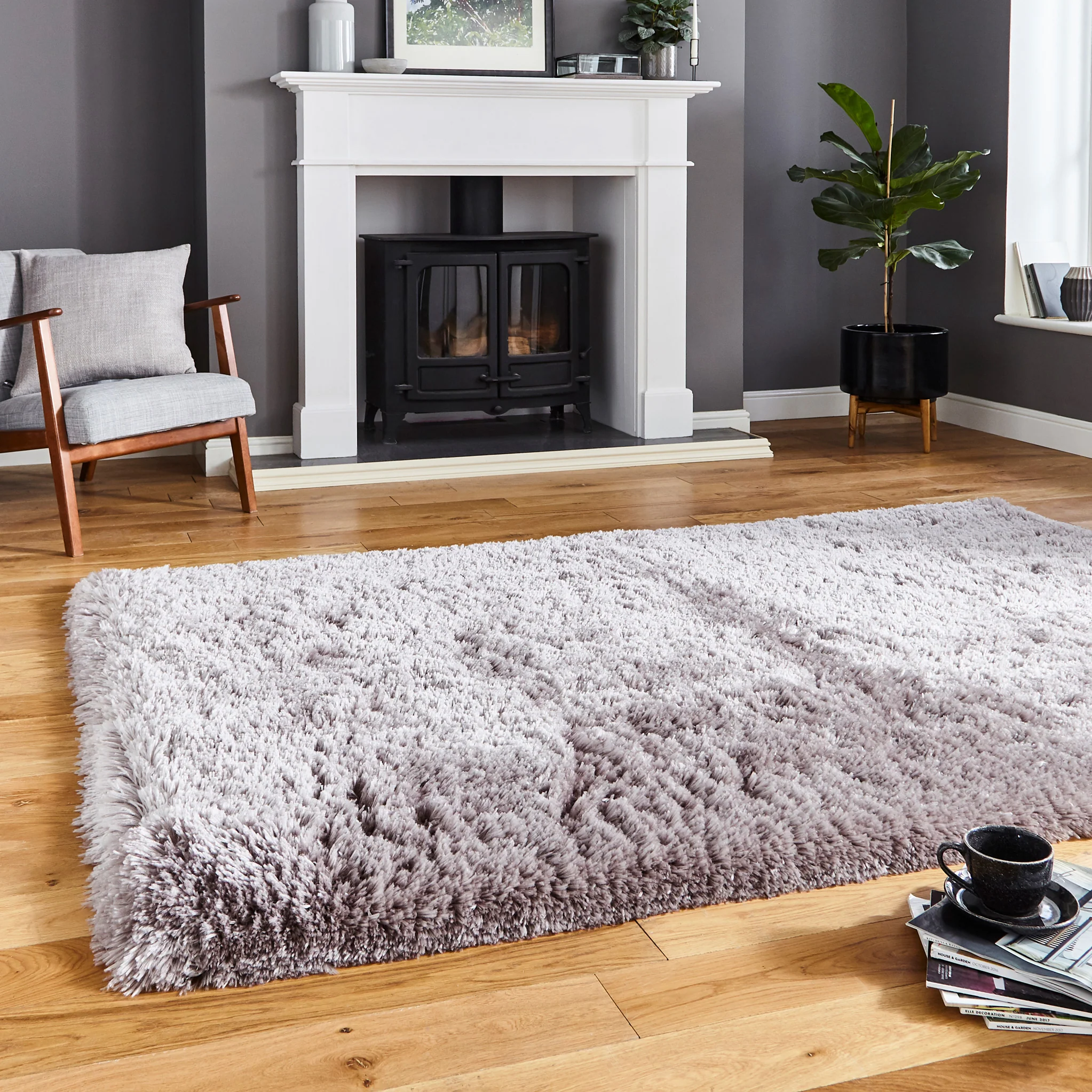 Hatton Hand Tufted Shaggy Rug - Image 29