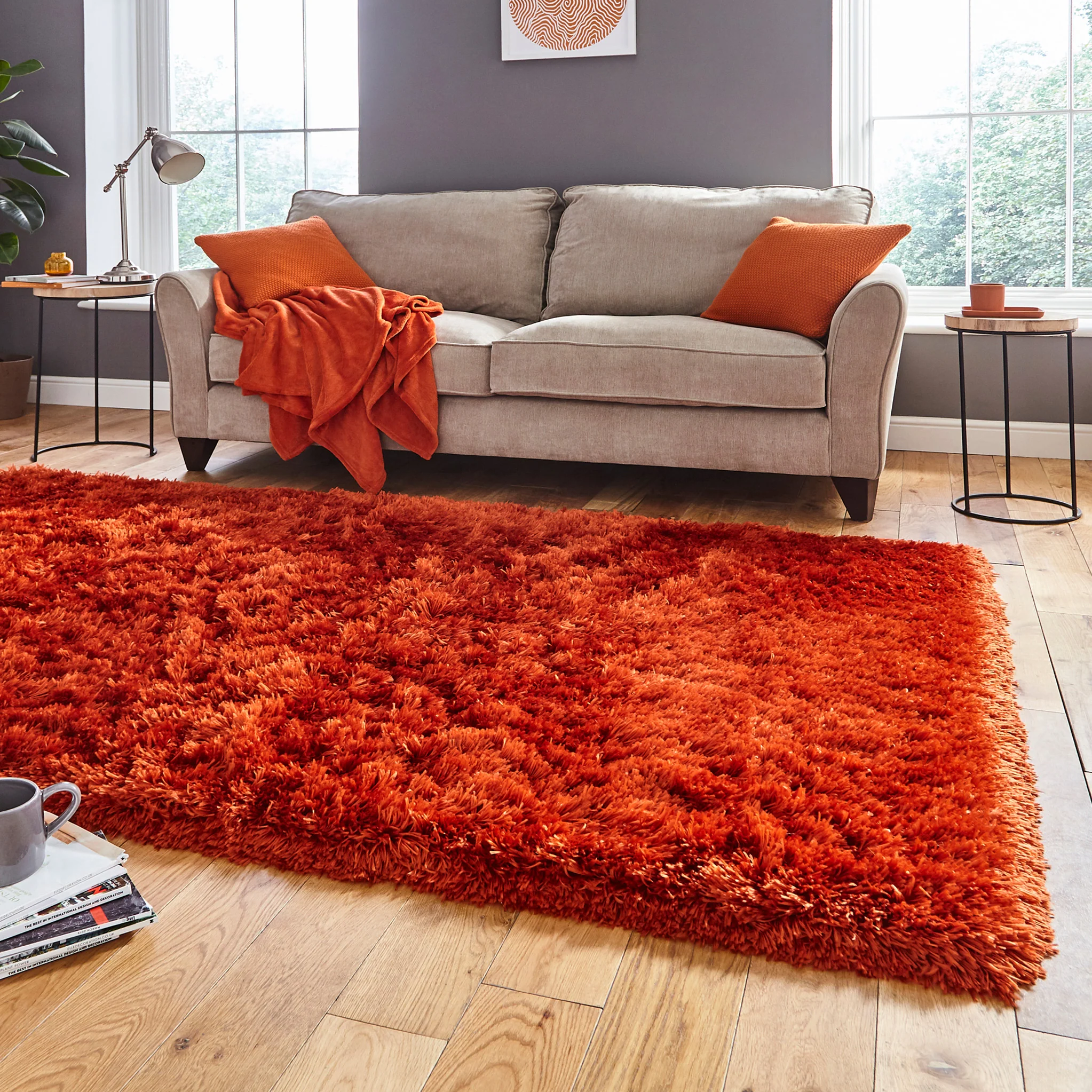 Hatton Hand Tufted Shaggy Rug - Image 32