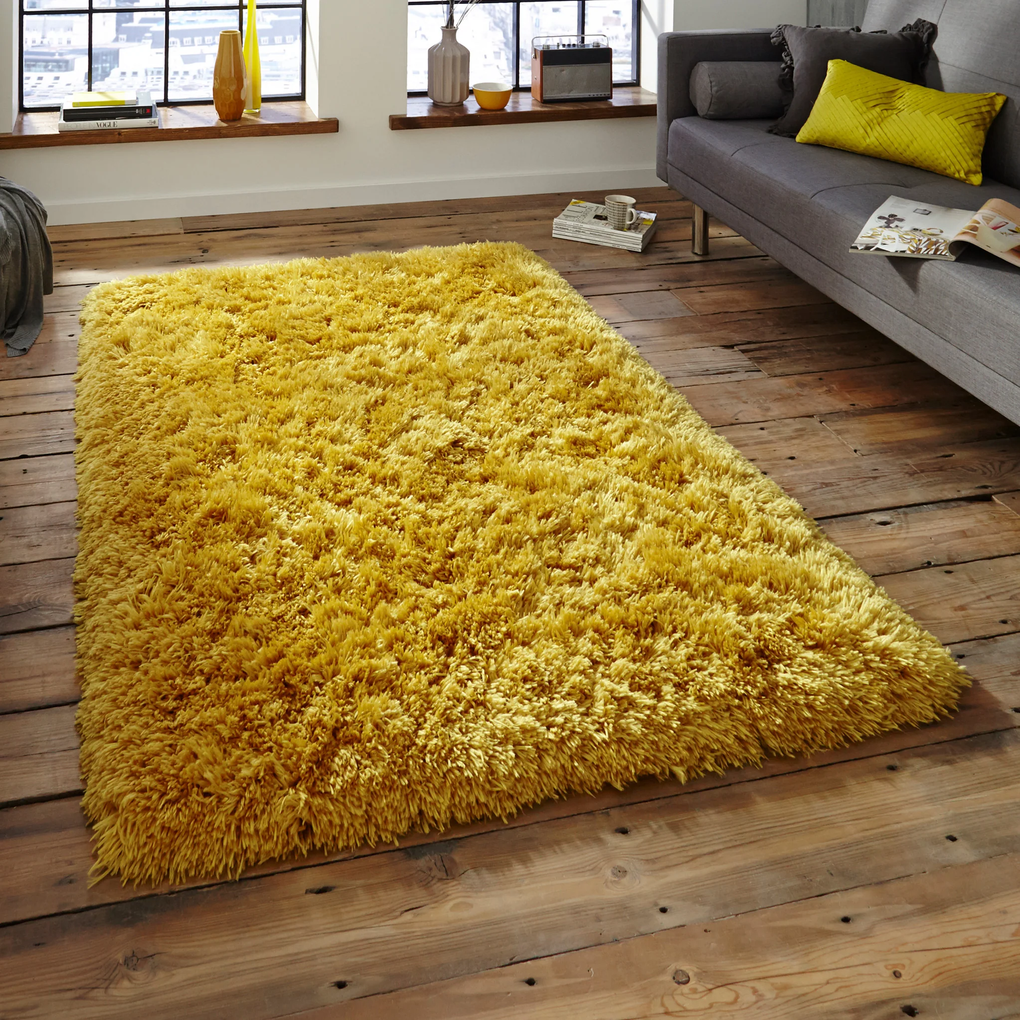 Hatton Hand Tufted Shaggy Rug - Image 40