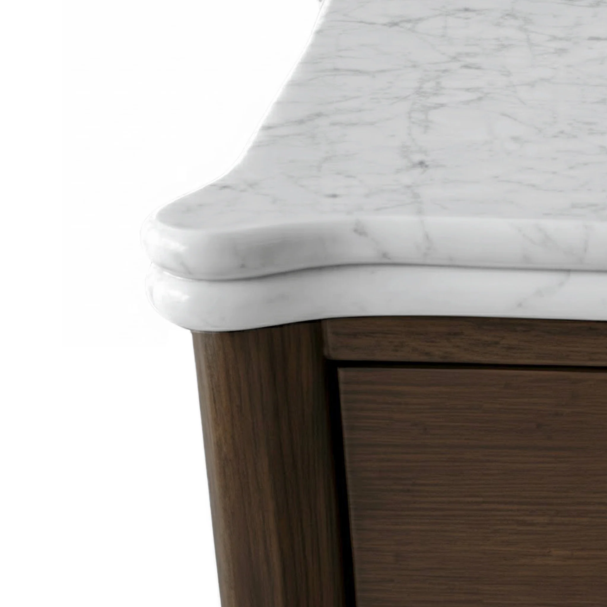 Hawthorne Dark Oak & Marble 210cm Large TV Unit - Image 3