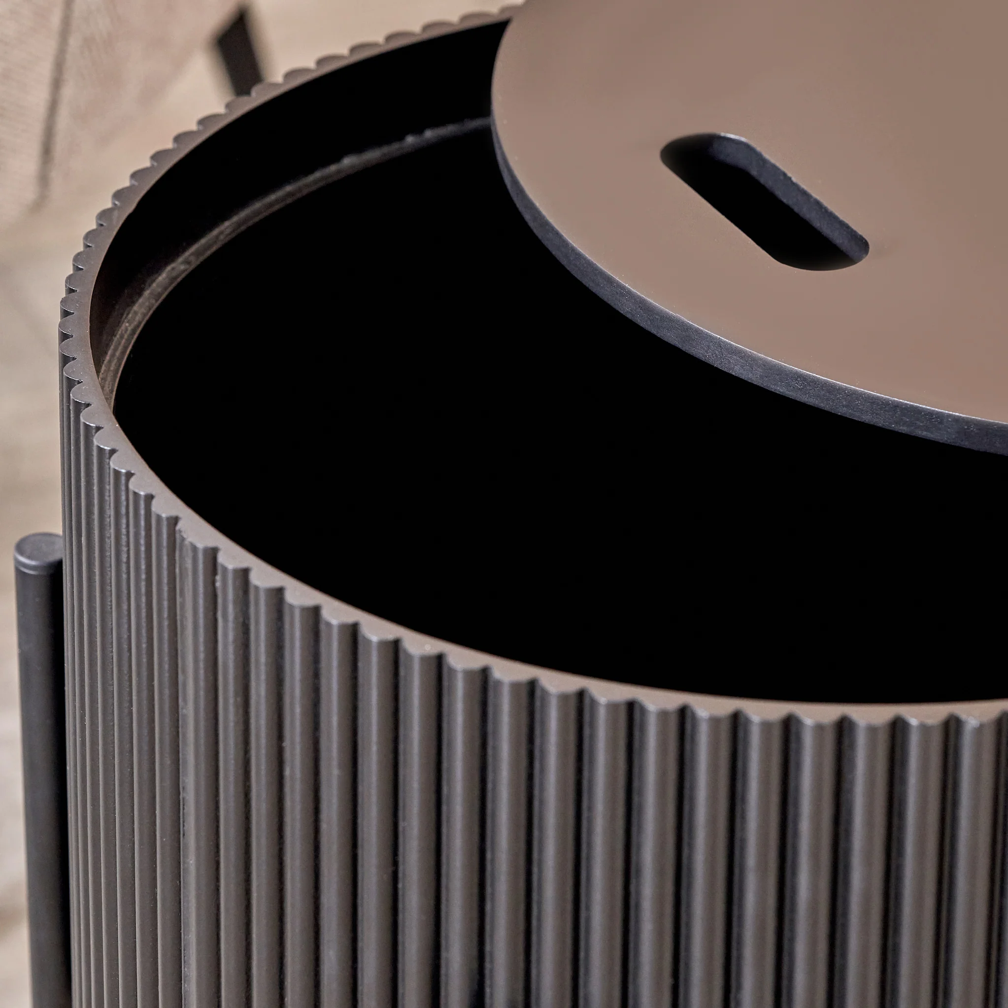 Henderson Fluted Edge Storage Side Table - Image 4