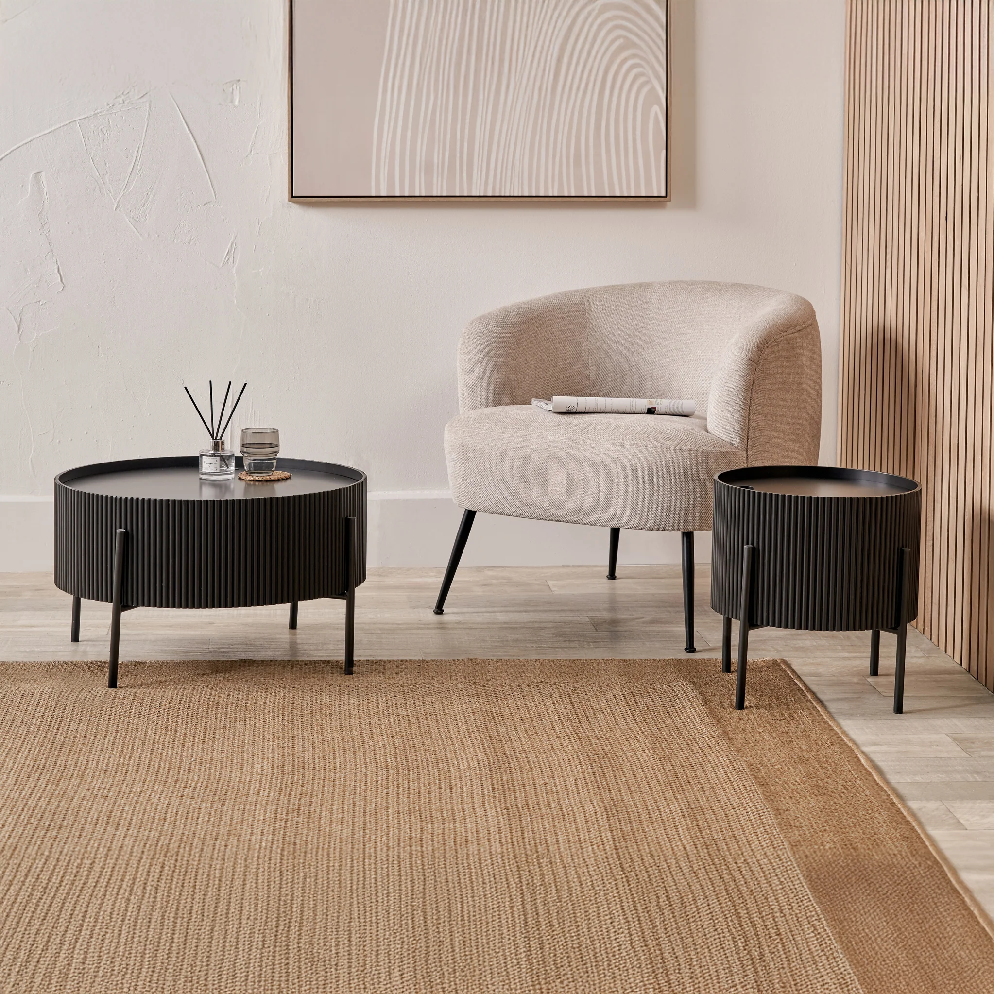 Henderson Fluted Edge Storage Side Table - Image 7