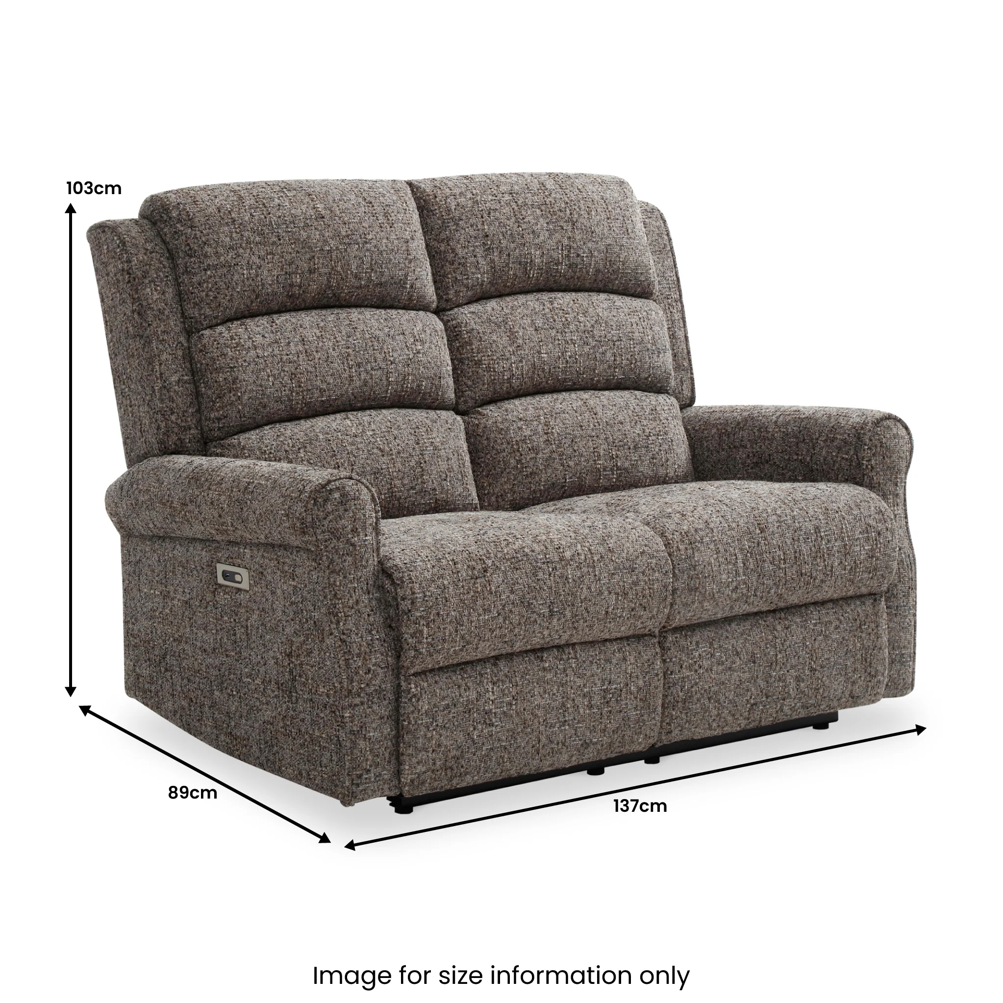 Hendry Power Recliner 2 Seater Sofa - Image 33