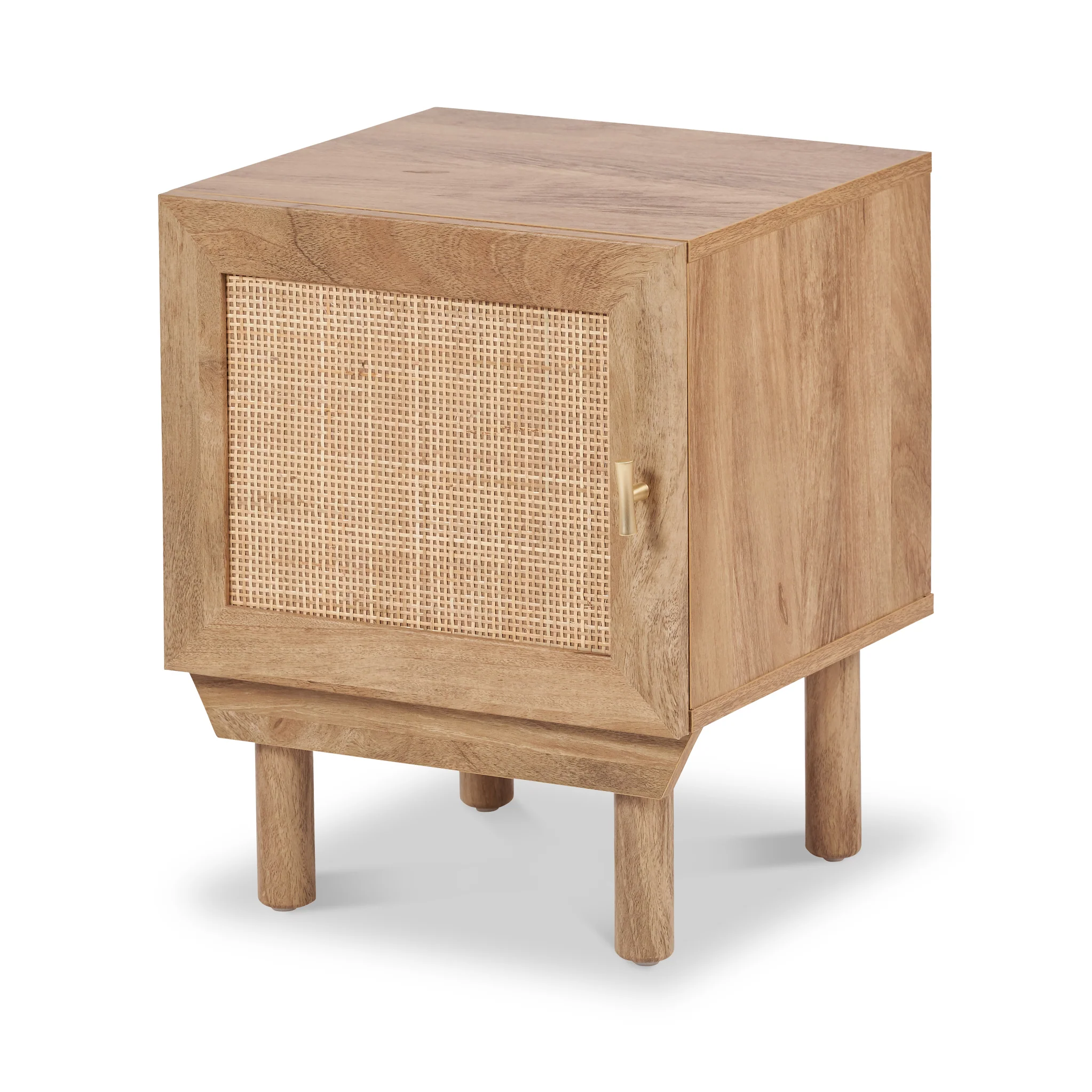 Henrik Natural Rattan 1 Door Bedside Table - Image 10