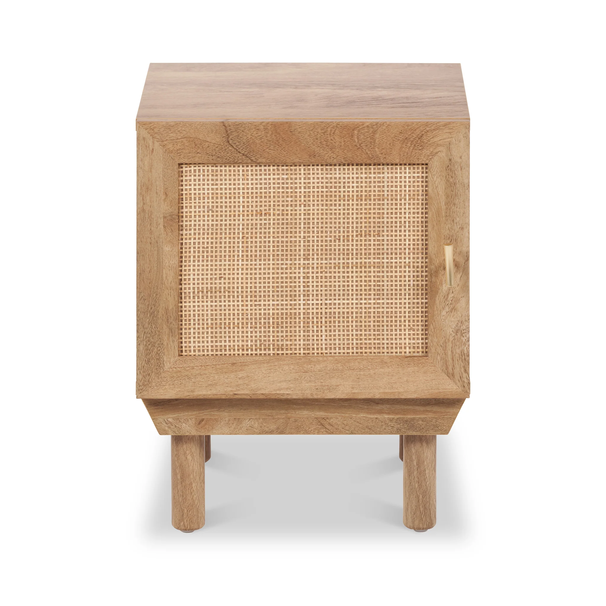 Henrik Natural Rattan 1 Door Bedside Table - Image 3