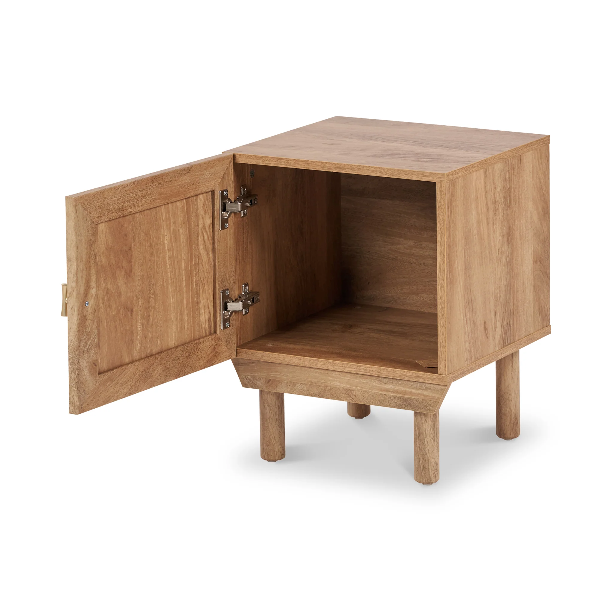 Henrik Natural Rattan 1 Door Bedside Table - Image 5