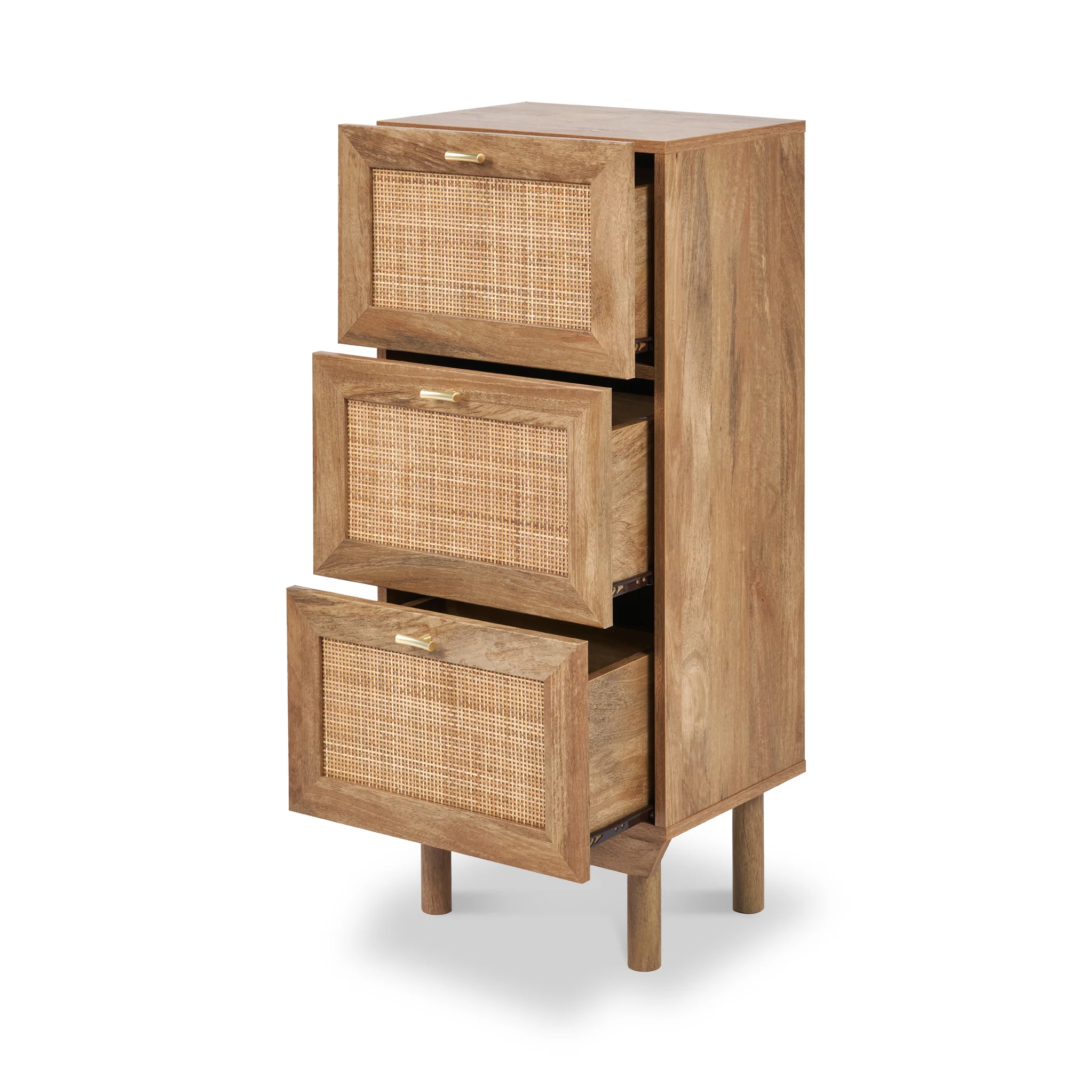Henrik Natural Rattan 3 Drawer Chest - Image 4