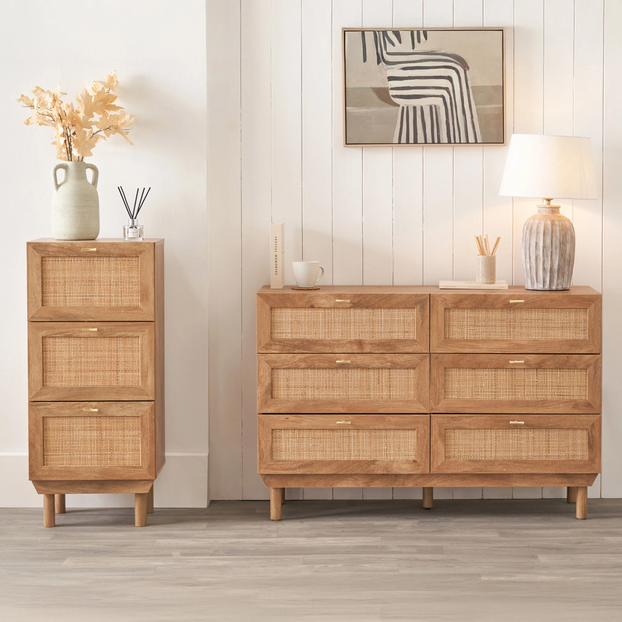 Henrik Natural Rattan 3 Drawer Chest - Image 5