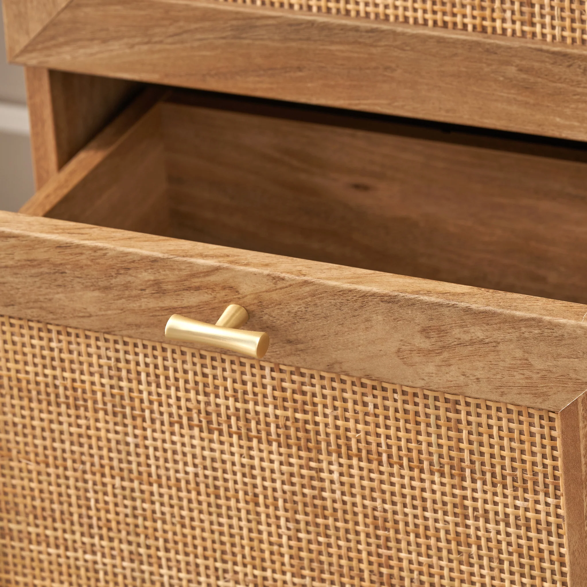 Henrik Natural Rattan 3 Drawer Chest - Image 7