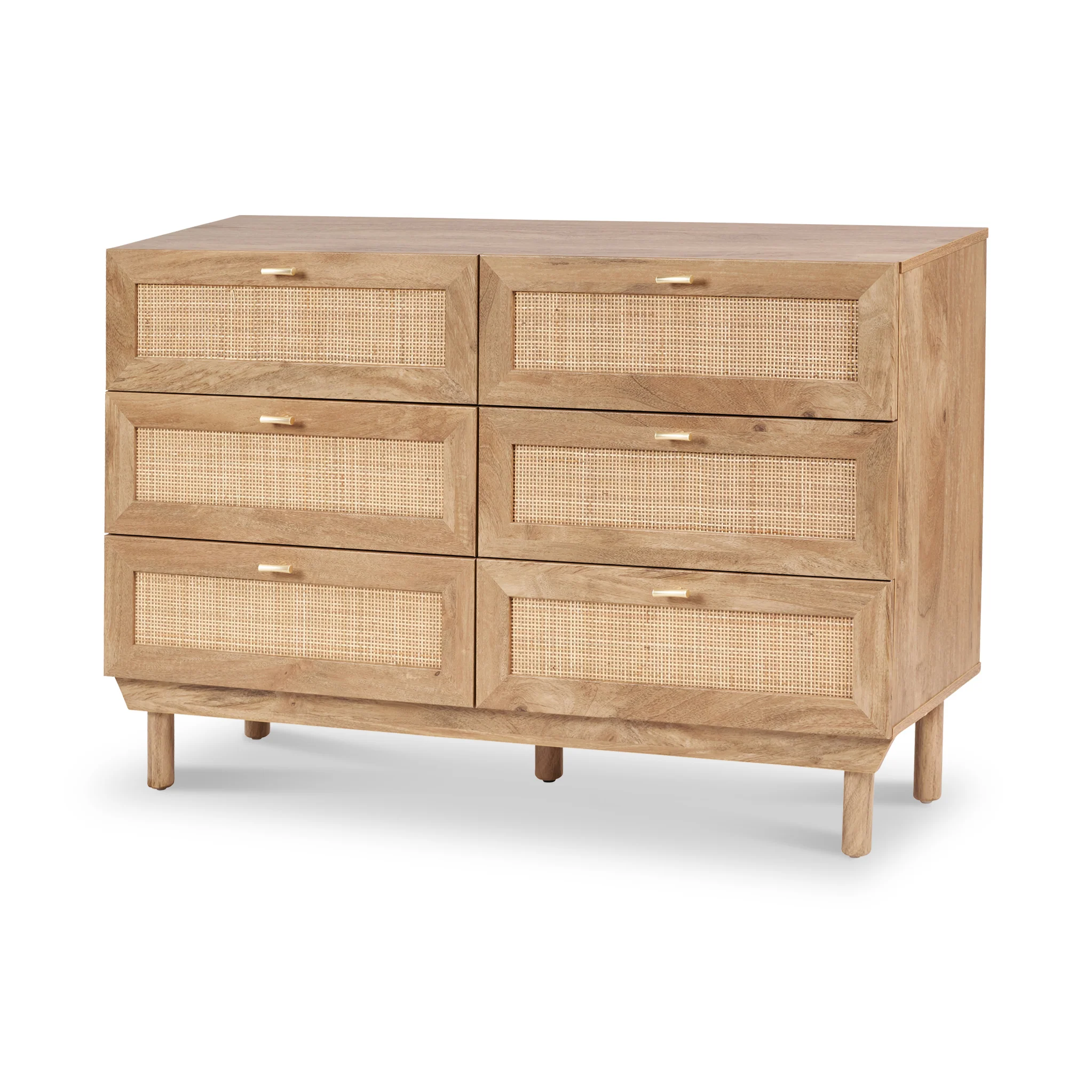 Henrik Natural Rattan 6 Drawer Chest - Image 11