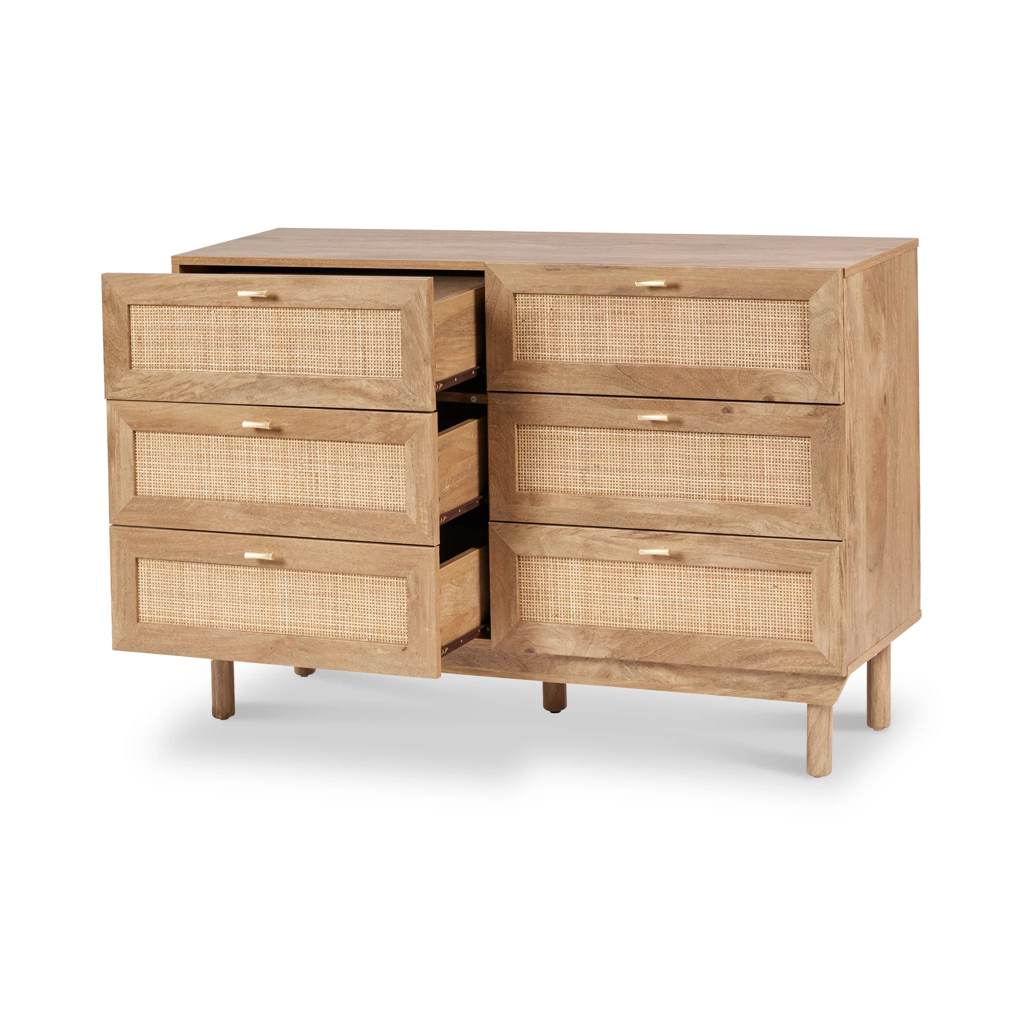 Henrik Natural Rattan 6 Drawer Chest - Image 4