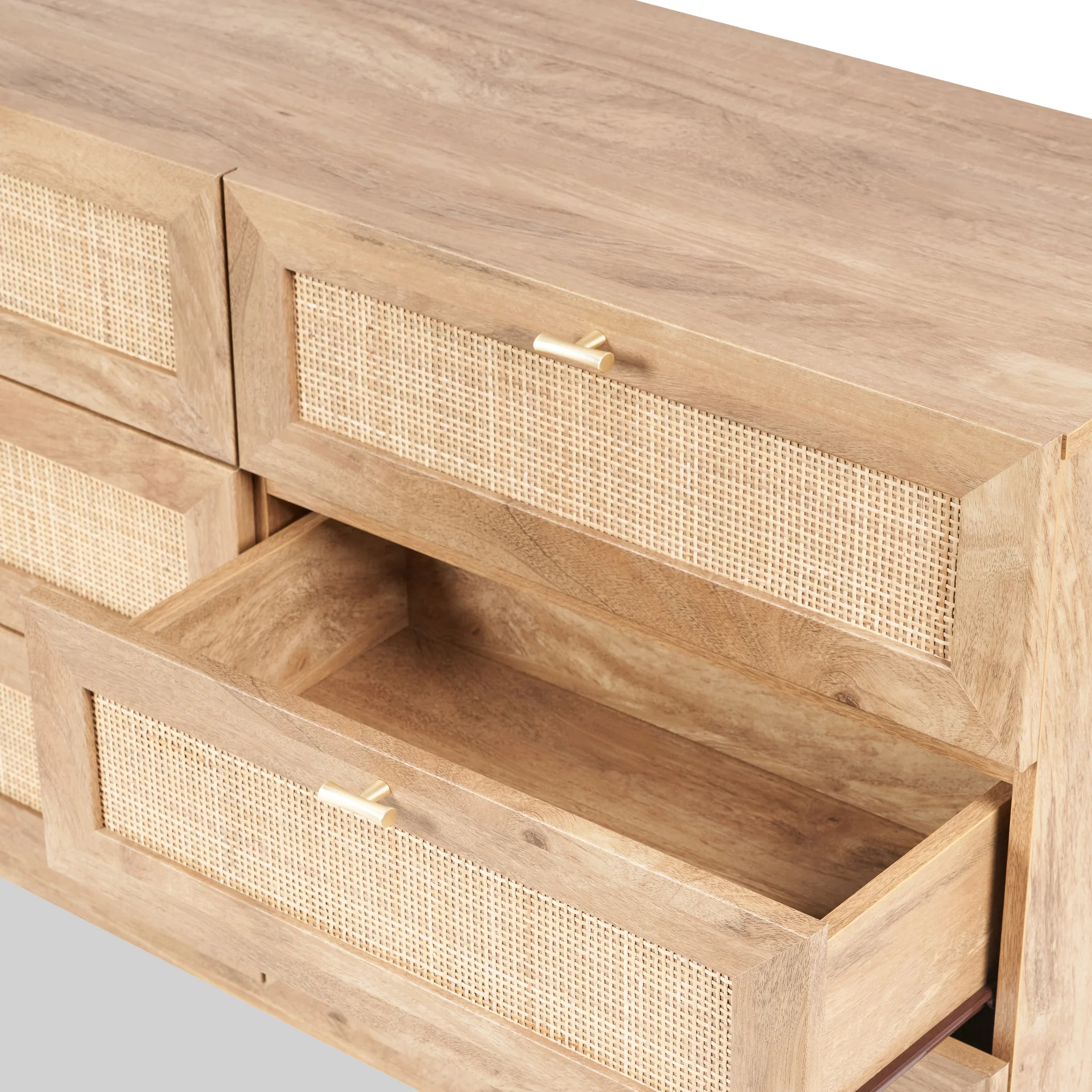 Henrik Natural Rattan 6 Drawer Chest - Image 6