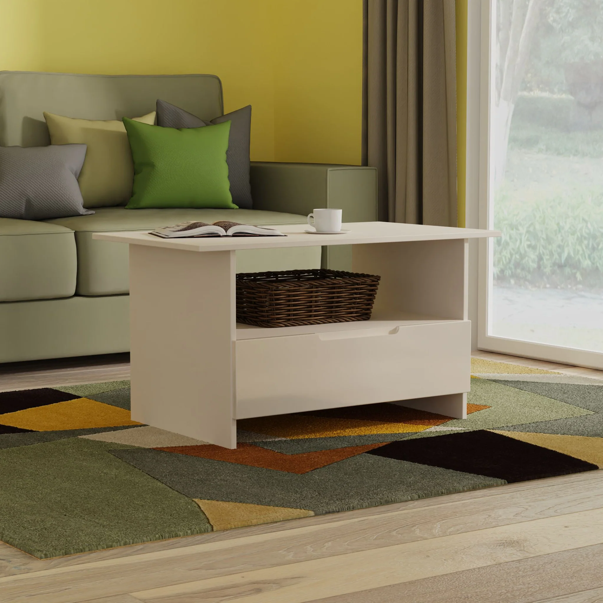 Henshaw 1 Drawer Coffee Table - Image 20