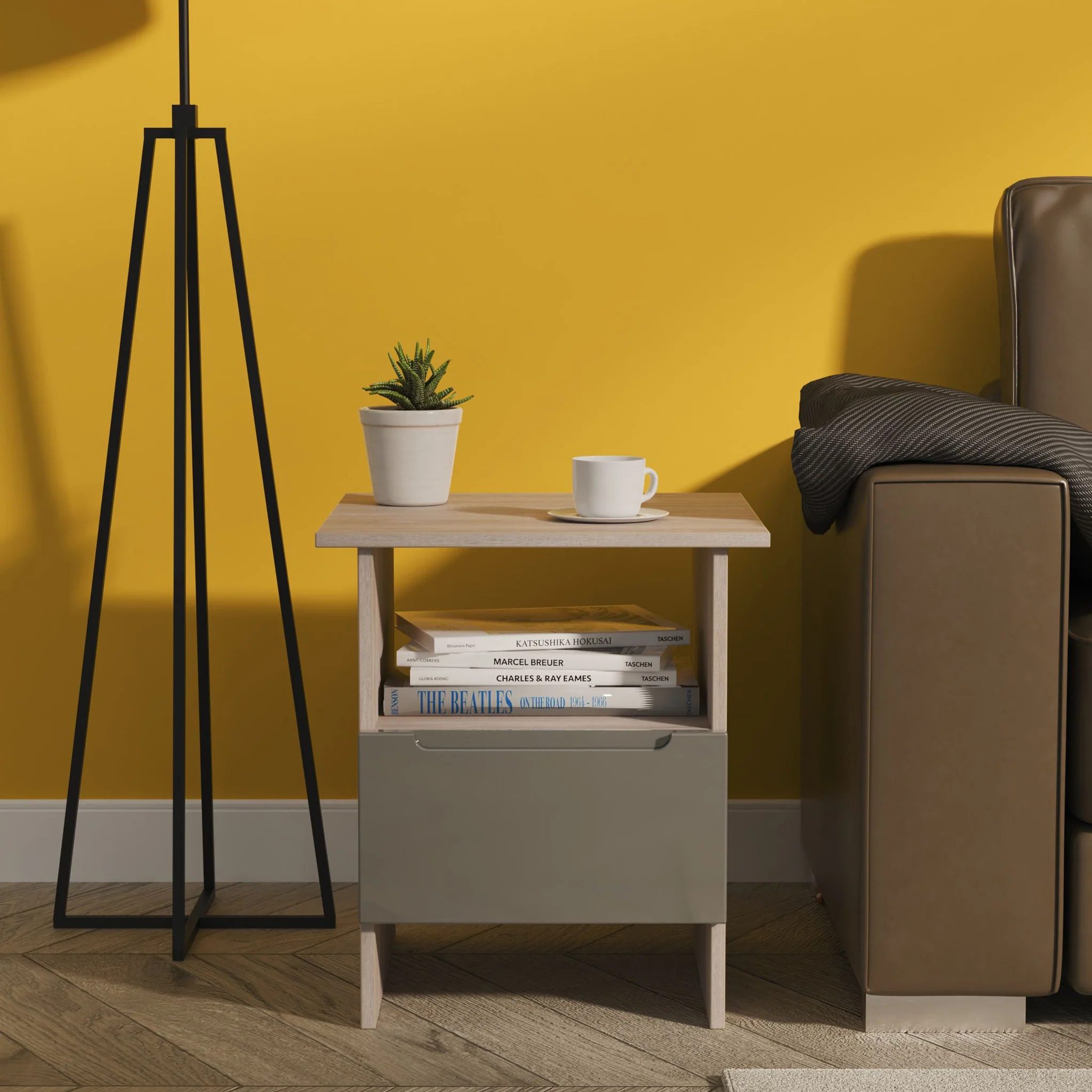 Henshaw 1 Drawer Lamp Table - Image 14