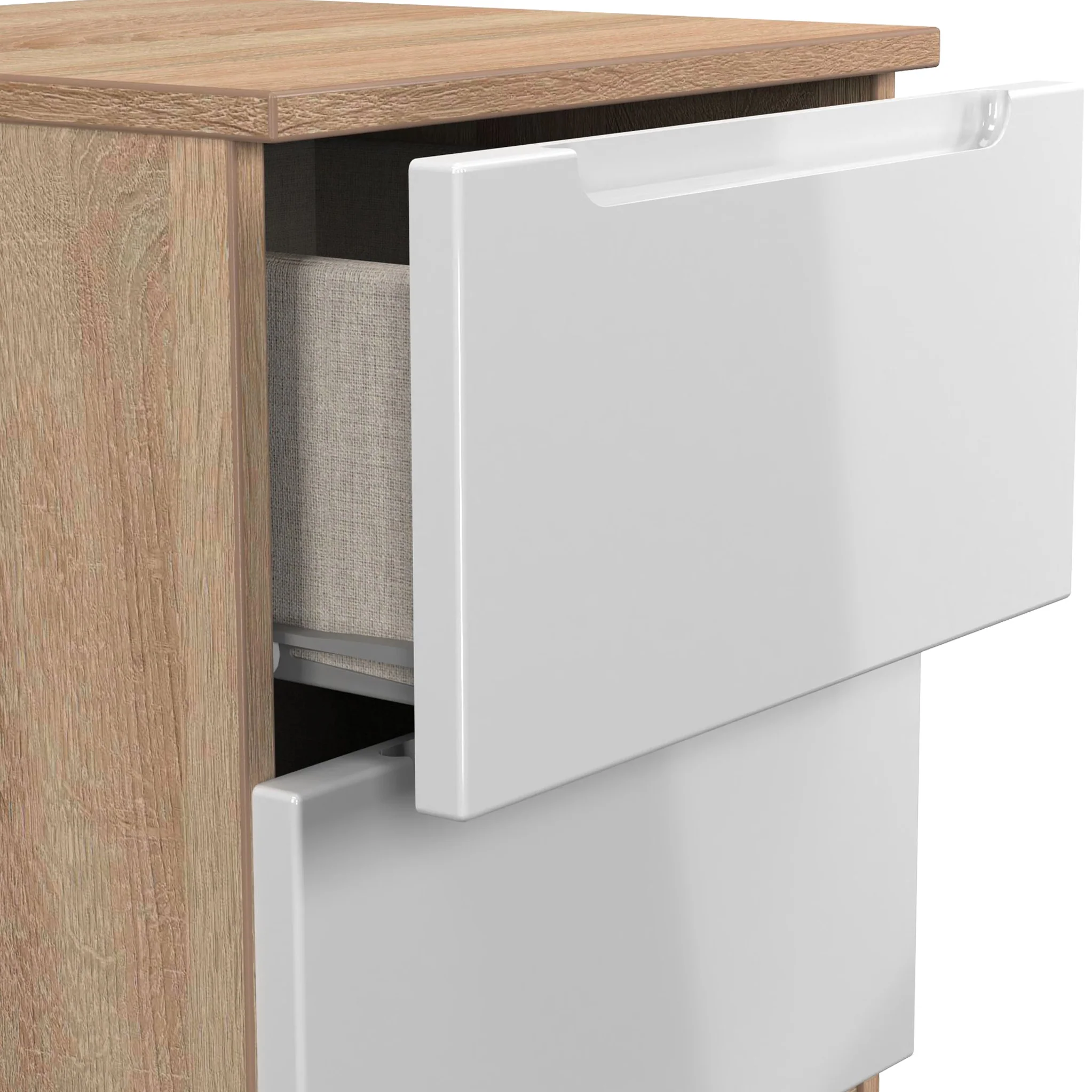 Henshaw 2 Drawer Bedside Table - Image 17