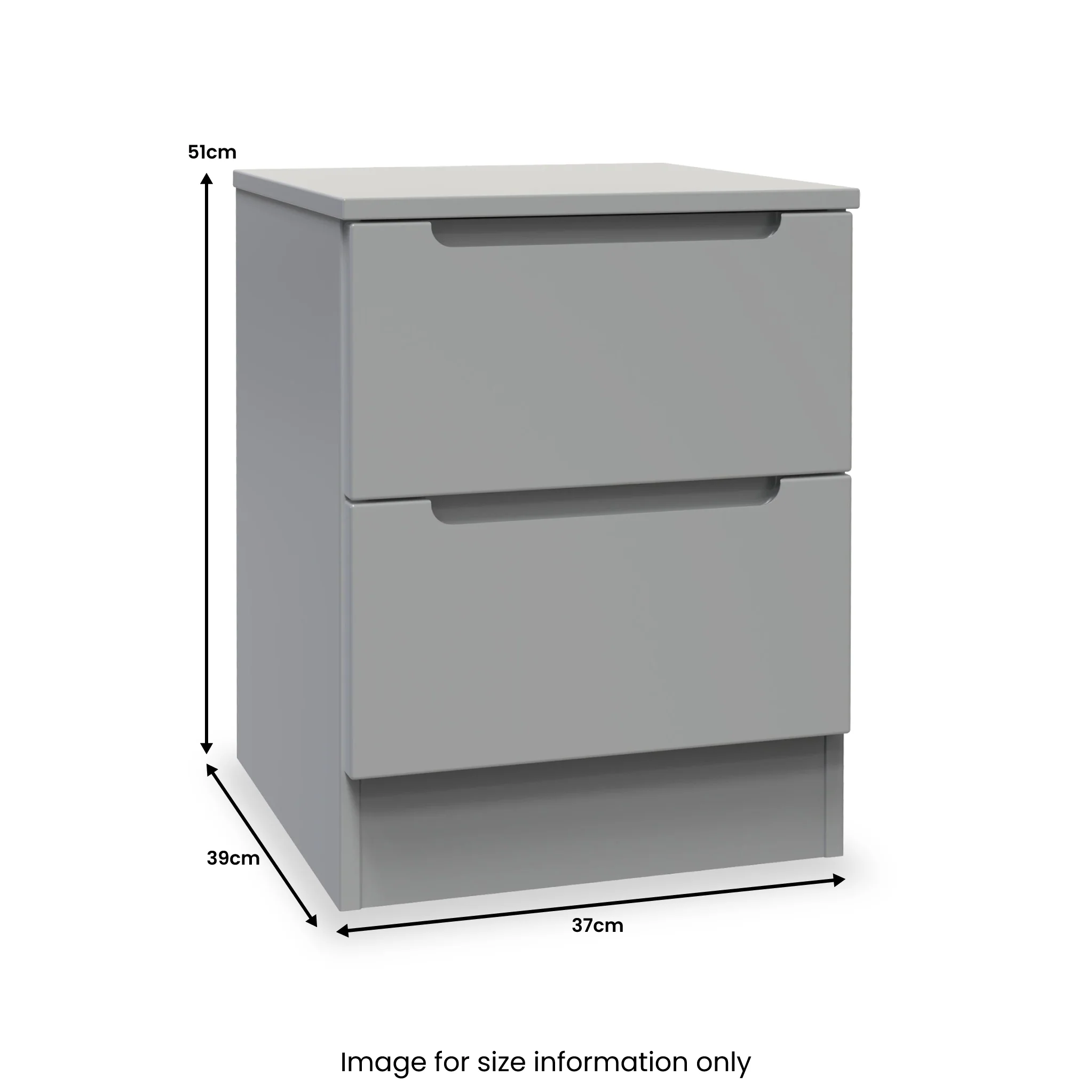 Henshaw 2 Drawer Bedside Table - Image 31