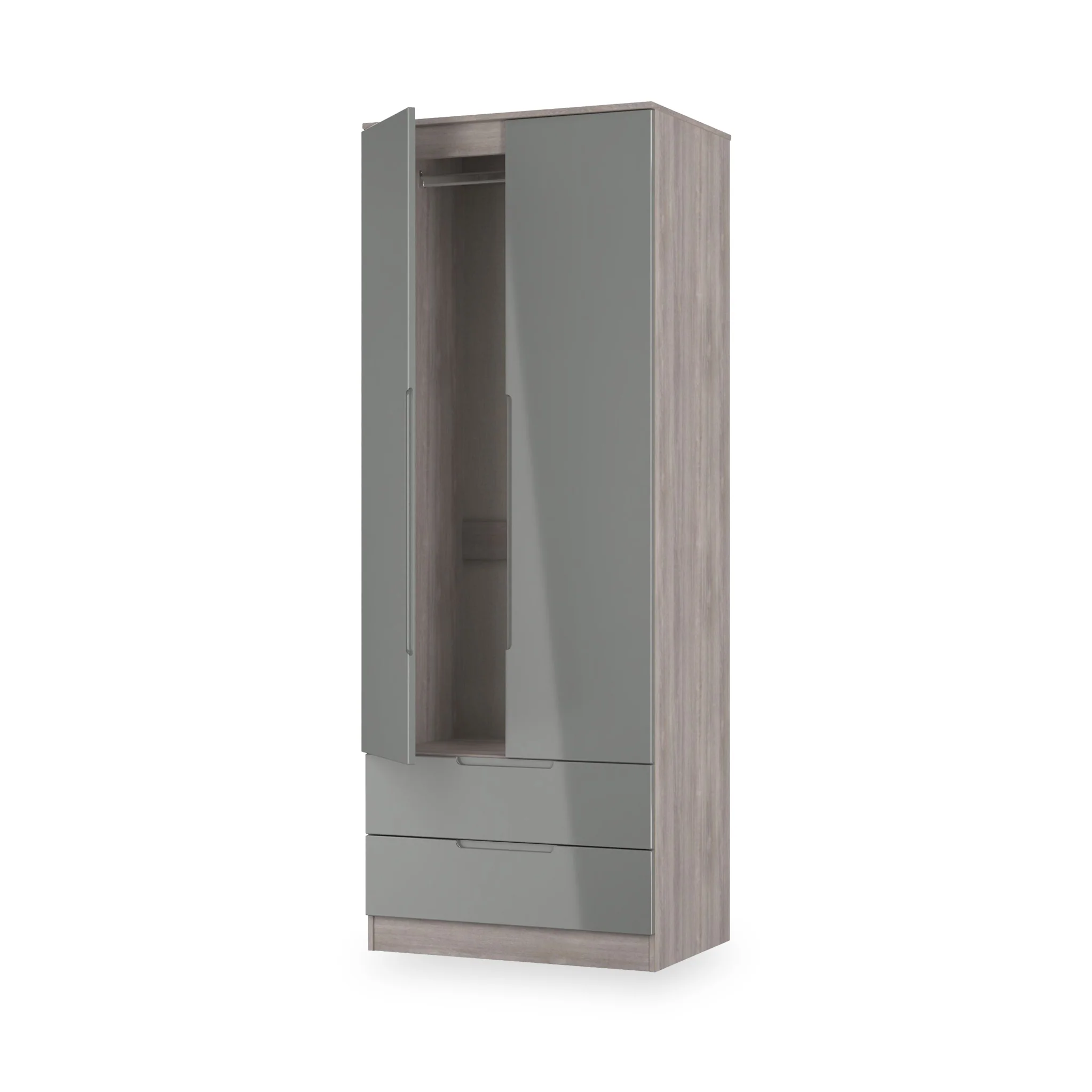 Henshaw 2 Drawer Double Wardrobe - Image 28