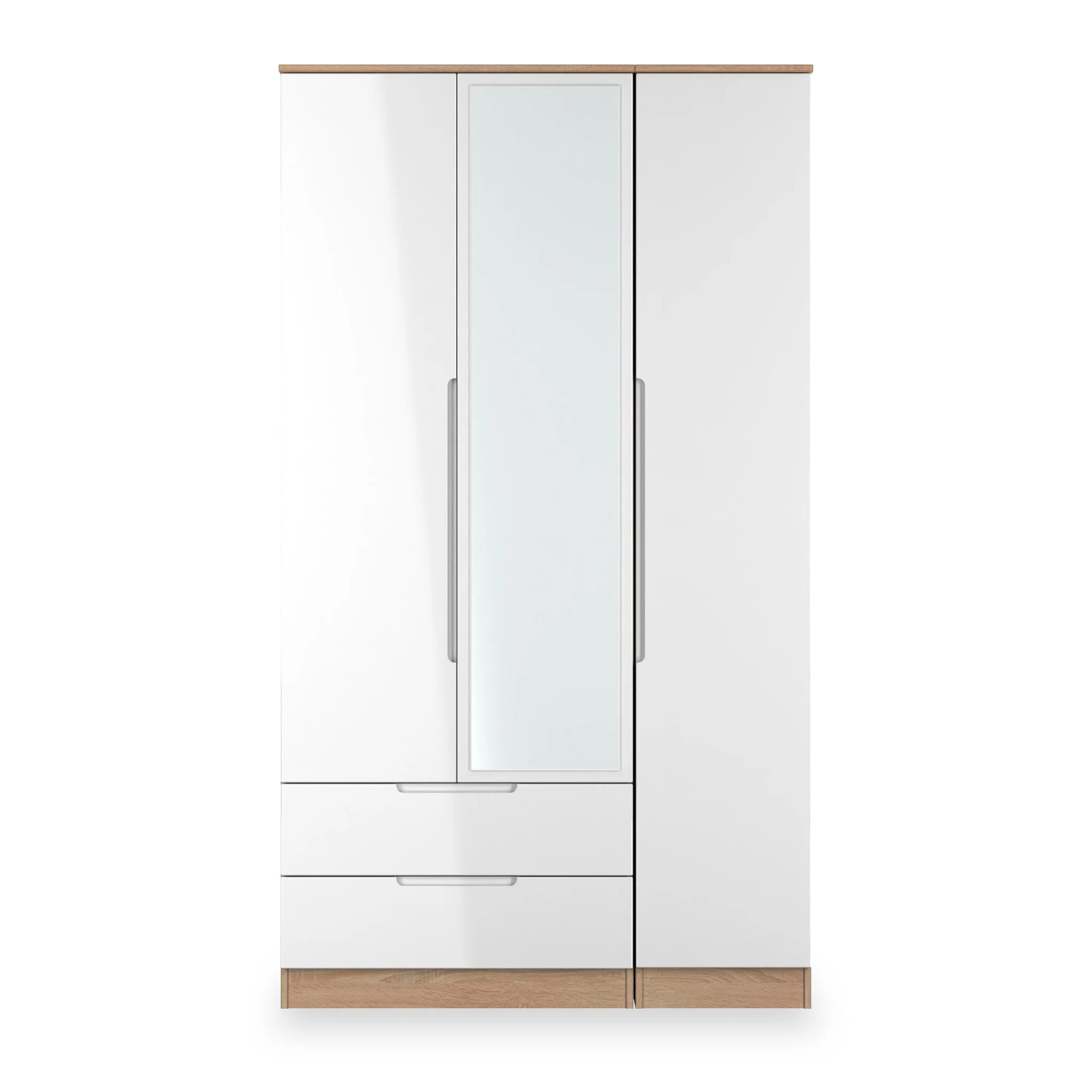 Henshaw 2 Drawer Triple Wardrobe - Image 12