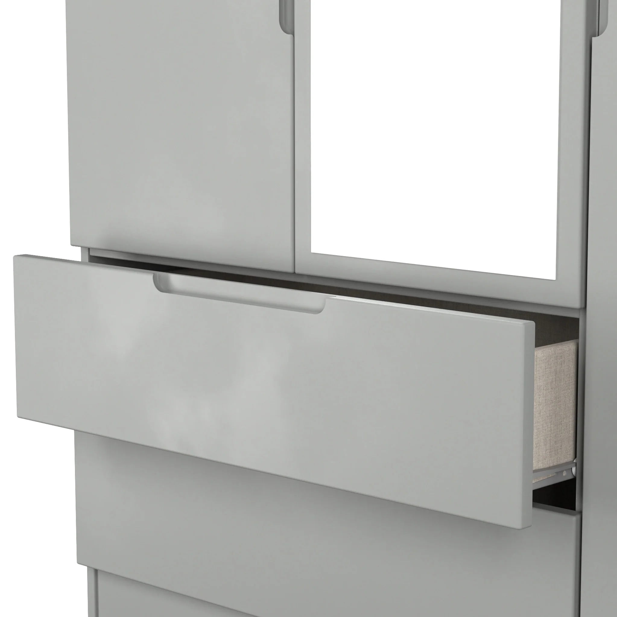 Henshaw 2 Drawer Triple Wardrobe - Image 16