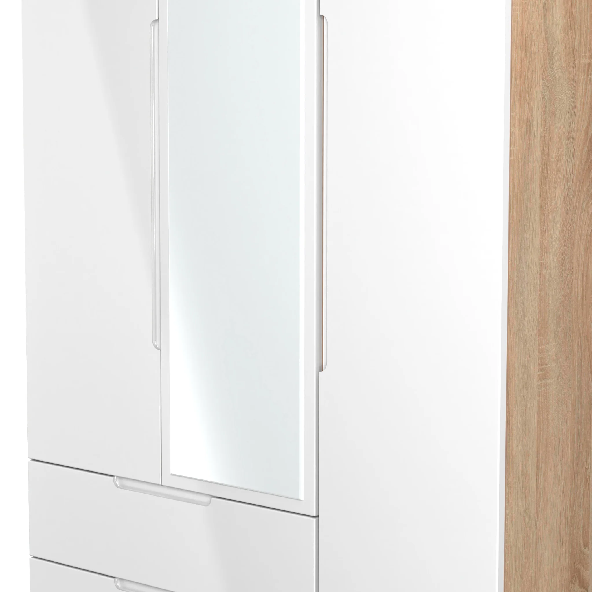 Henshaw 2 Drawer Triple Wardrobe - Image 22