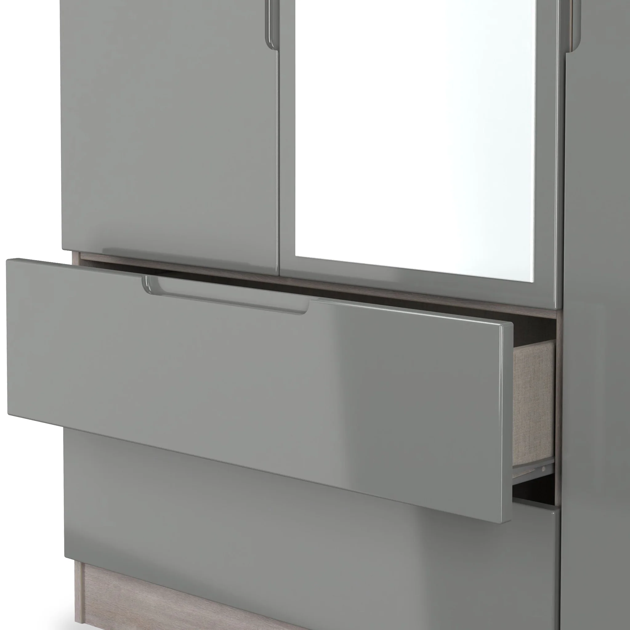 Henshaw 2 Drawer Triple Wardrobe - Image 30
