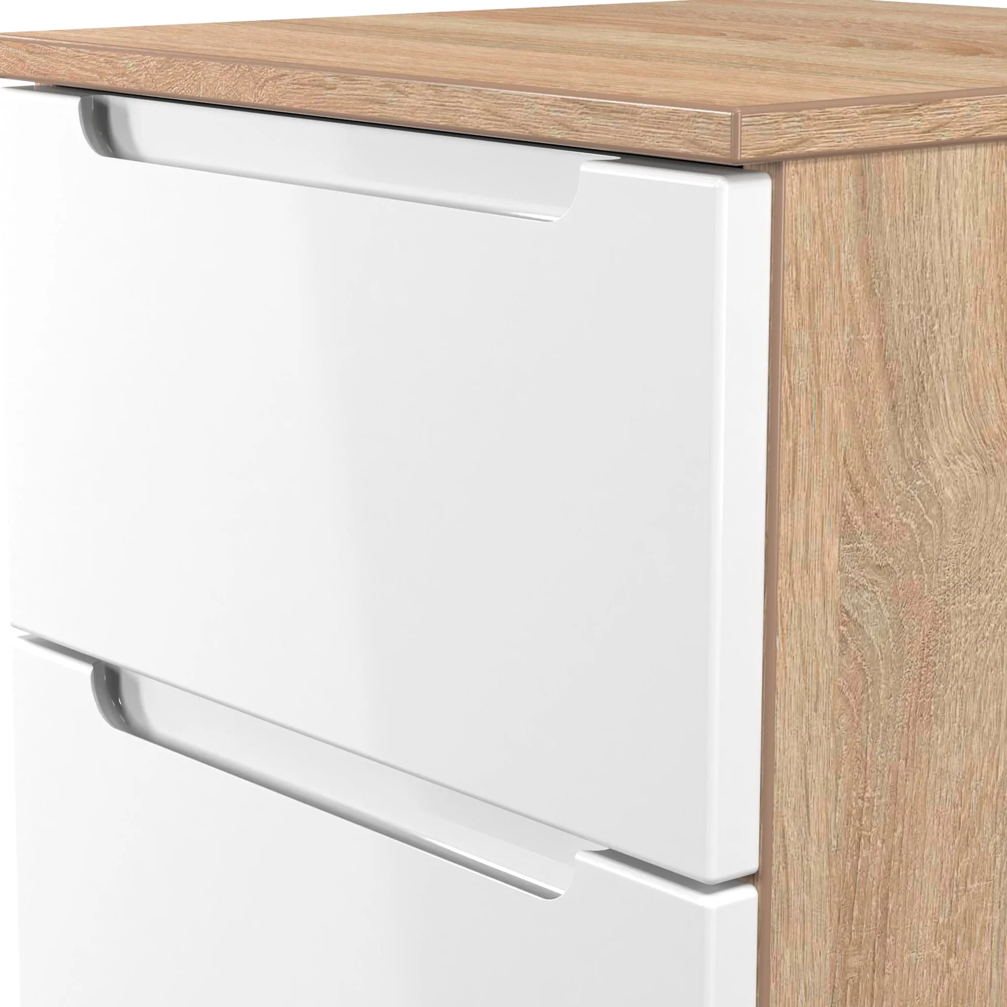 Henshaw 3 Drawer Bedside Table - Image 16