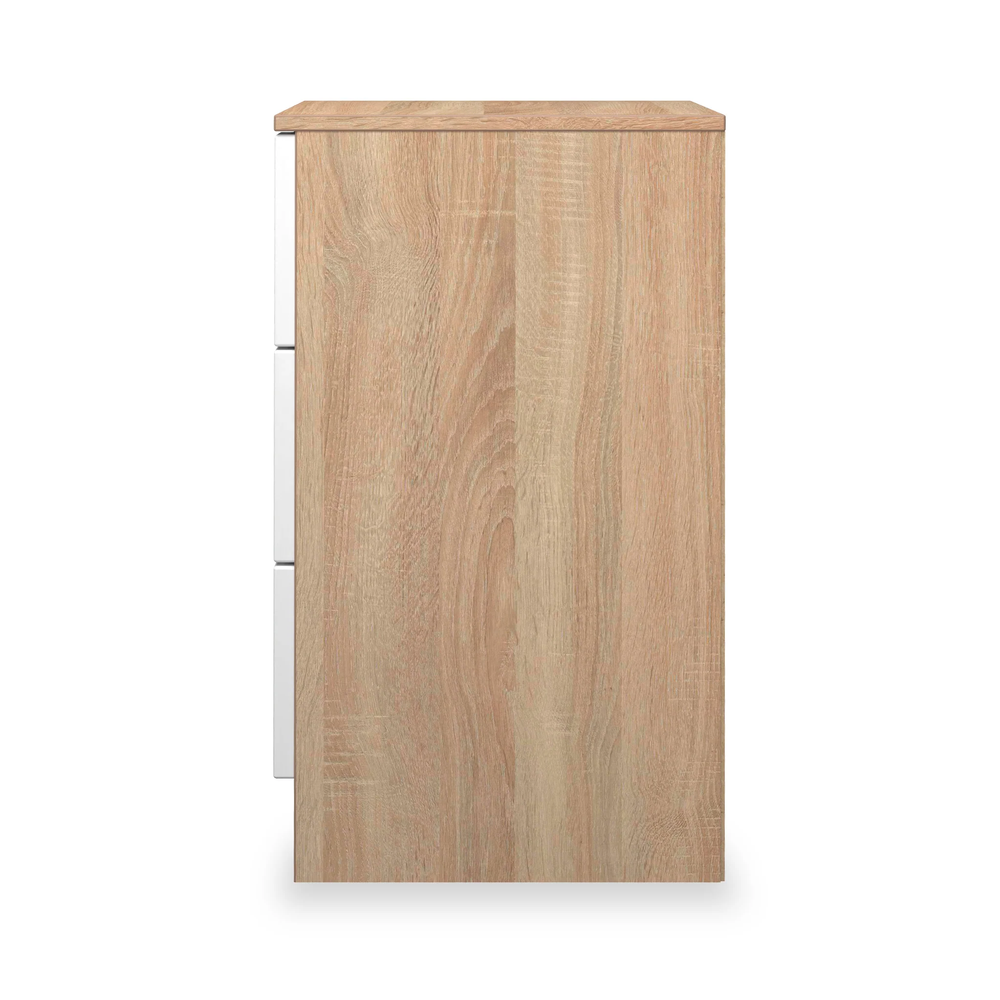 Henshaw 3 Drawer Bedside Table - Image 17