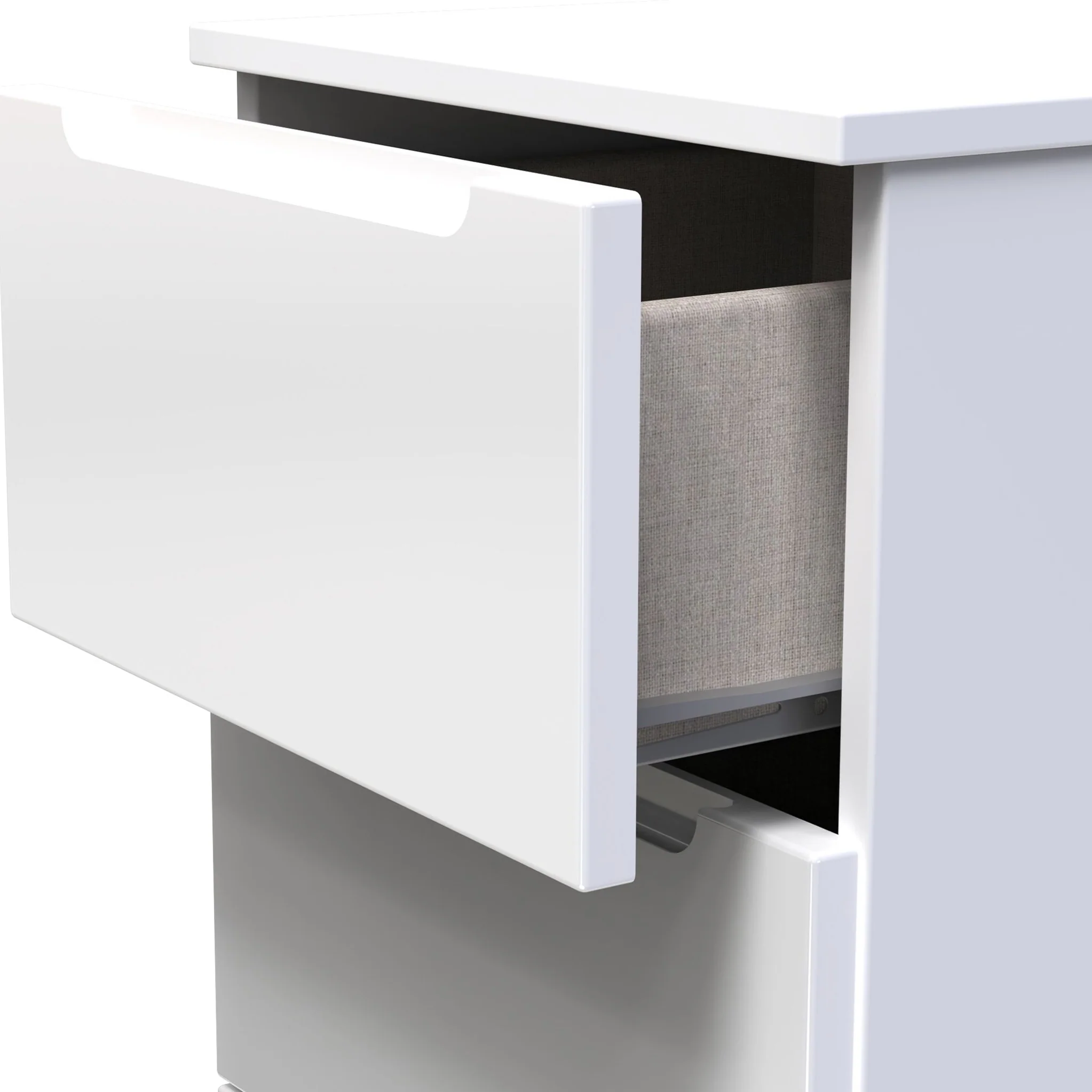 Henshaw 3 Drawer Bedside Table - Image 5