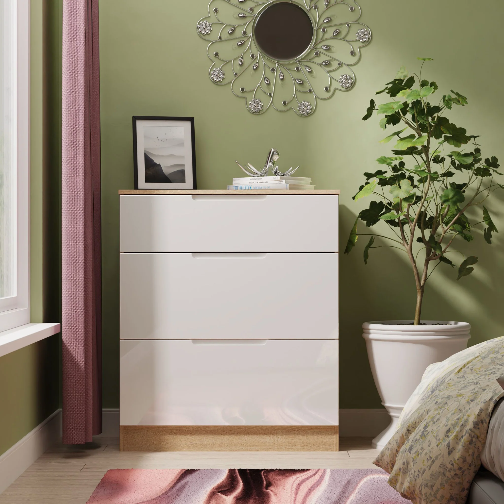 Henshaw 3 Drawer Deep Chest - Image 14