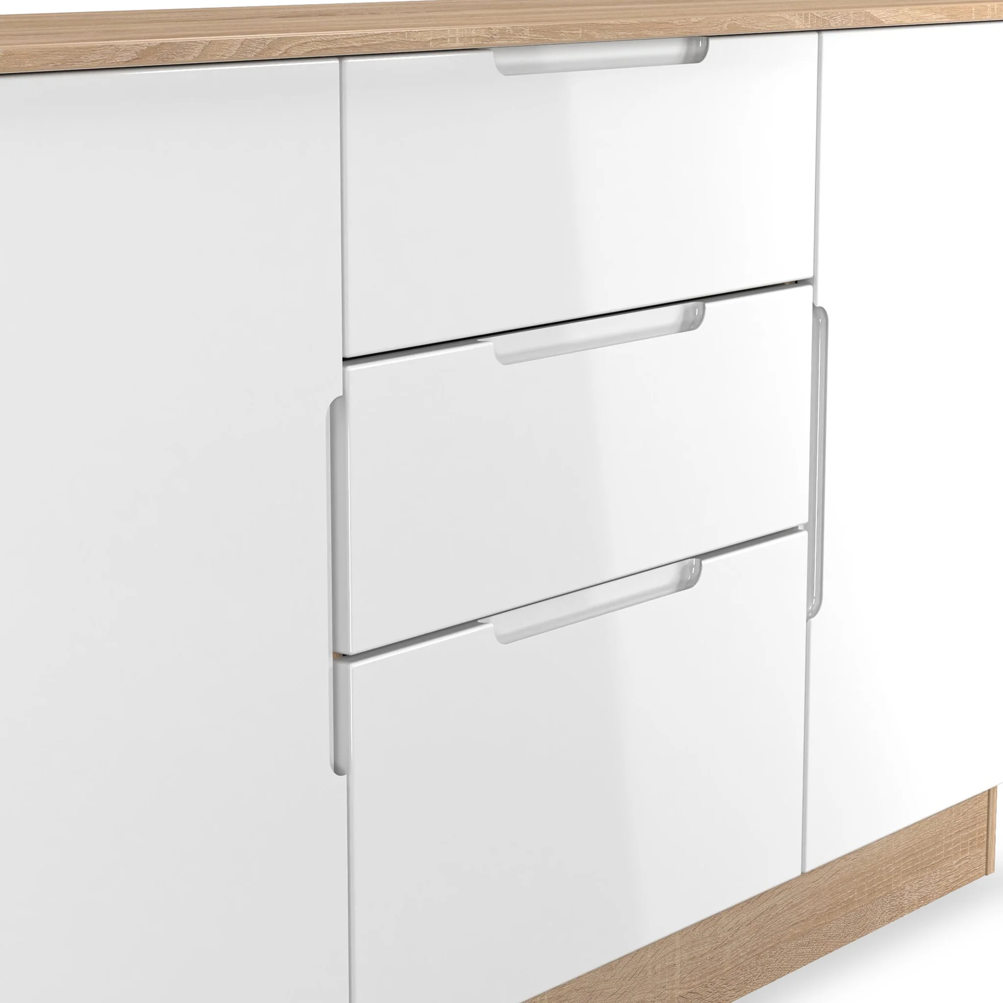 Henshaw 3 Drawer Extra Large Sideboard - Image 13