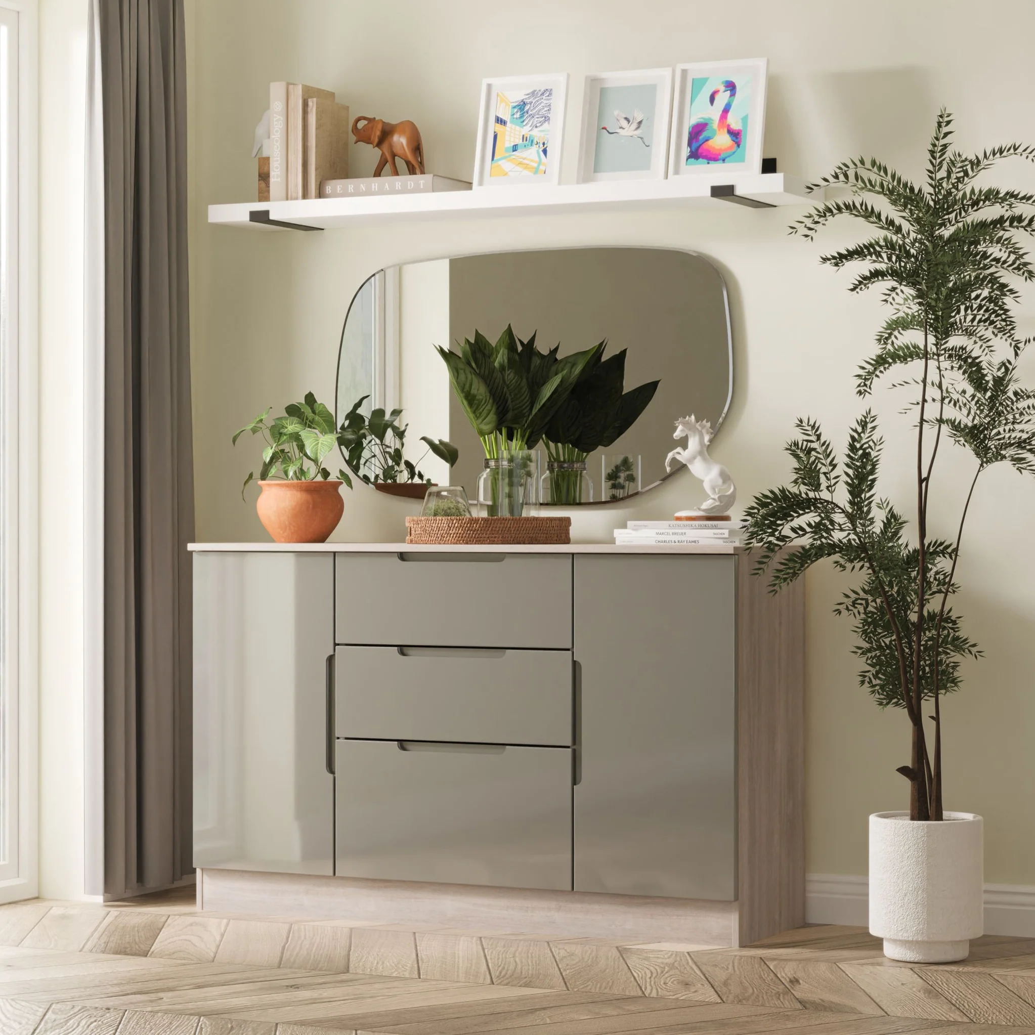 Henshaw 3 Drawer Extra Large Sideboard - Image 17