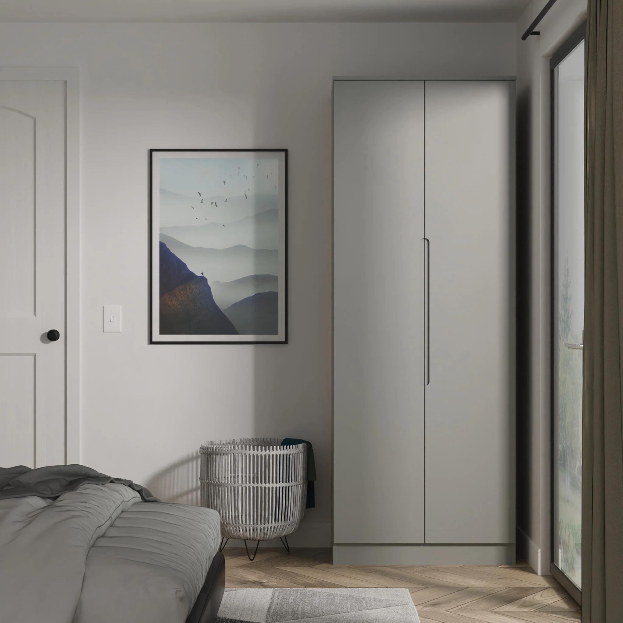 Henshaw Tall Double Wardrobe - Image 8