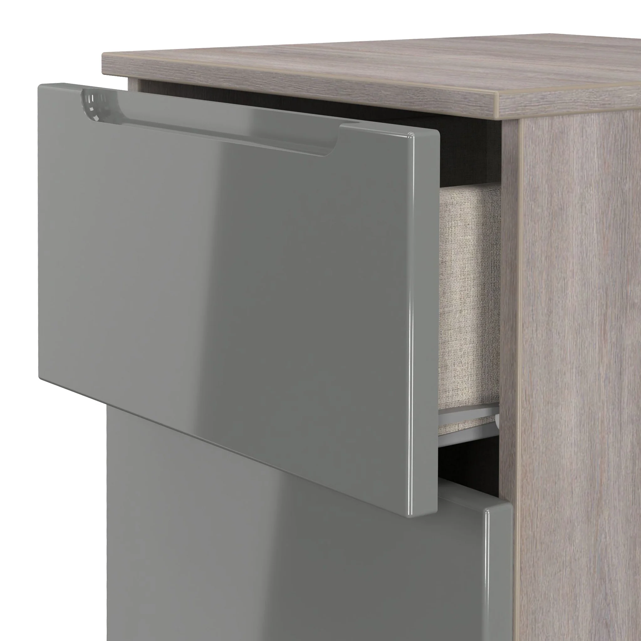 Henshaw 3 Drawer Bedside Table - Image 21