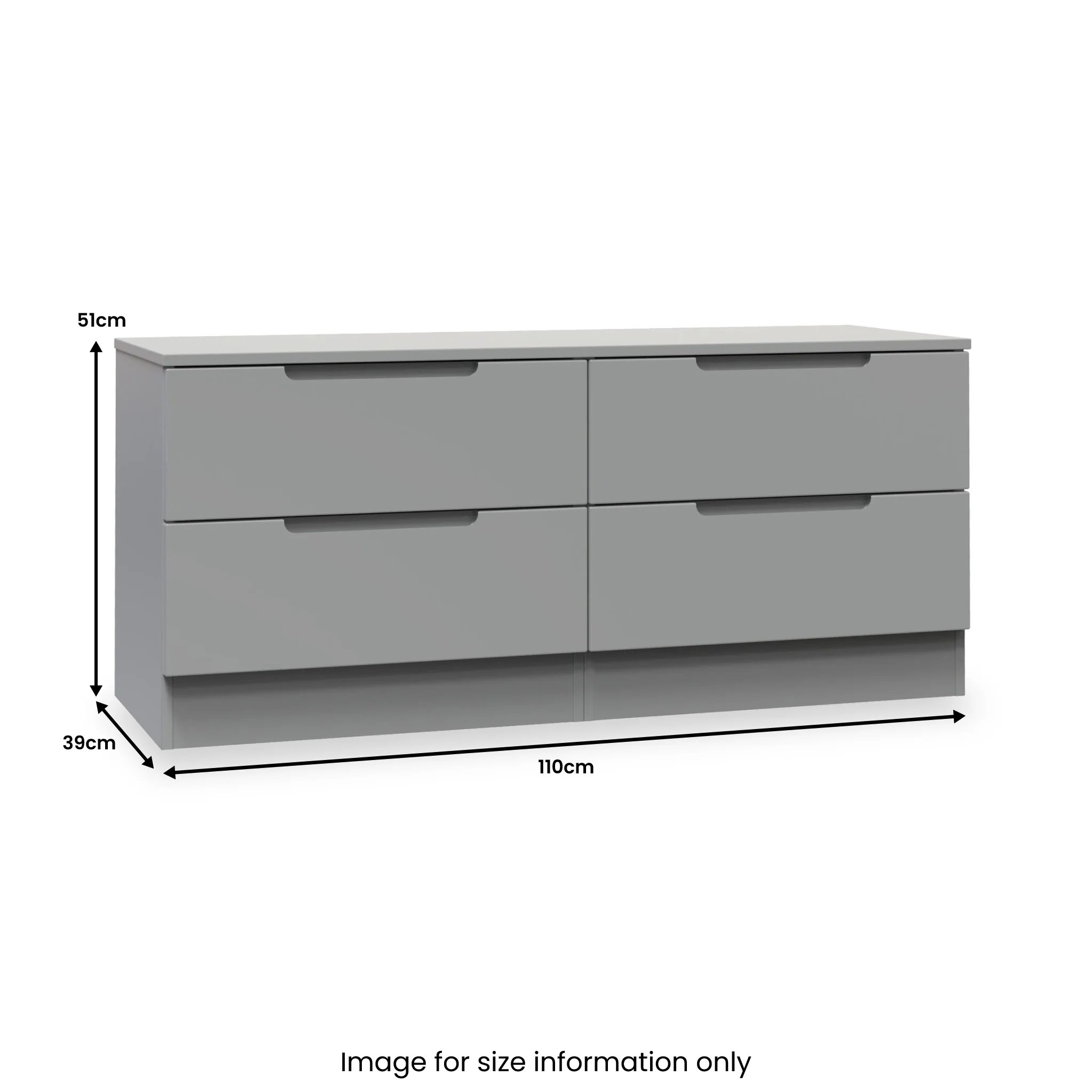 Henshaw 4 Drawer Low Chest - Image 31