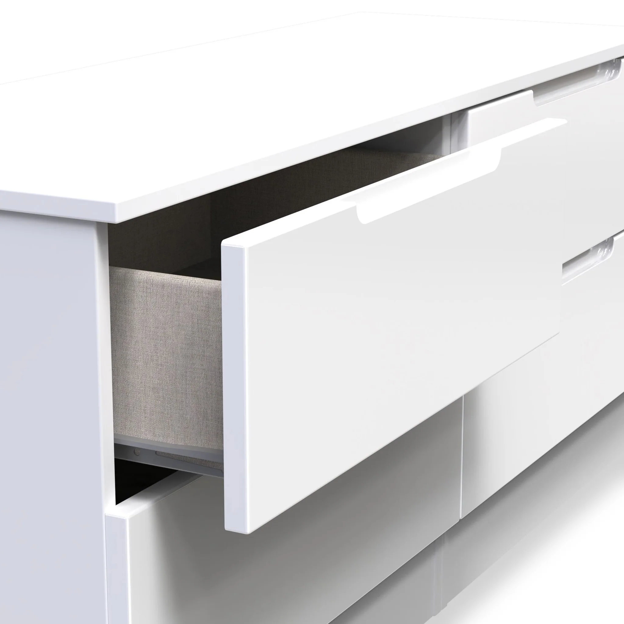 Henshaw 4 Drawer Low Chest - Image 5
