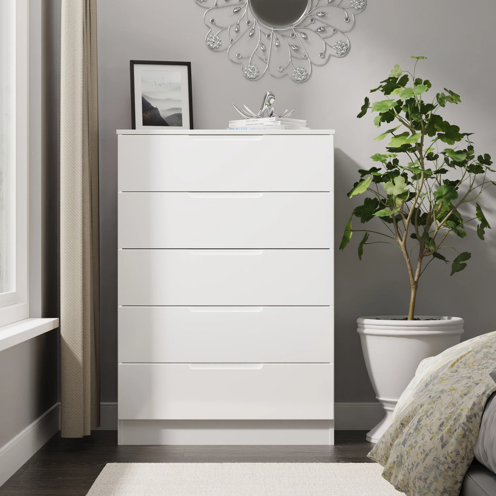 Henshaw 5 Drawer Chest - Image 2
