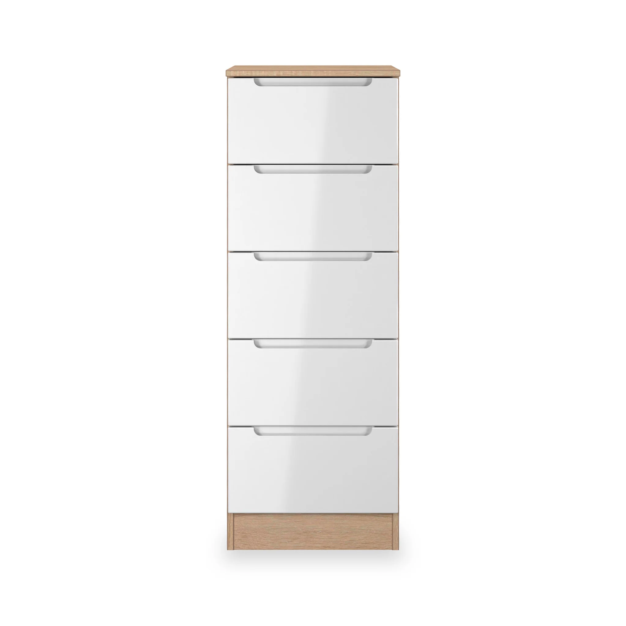 Henshaw 5 Drawer Tall Boy Chest - Image 15