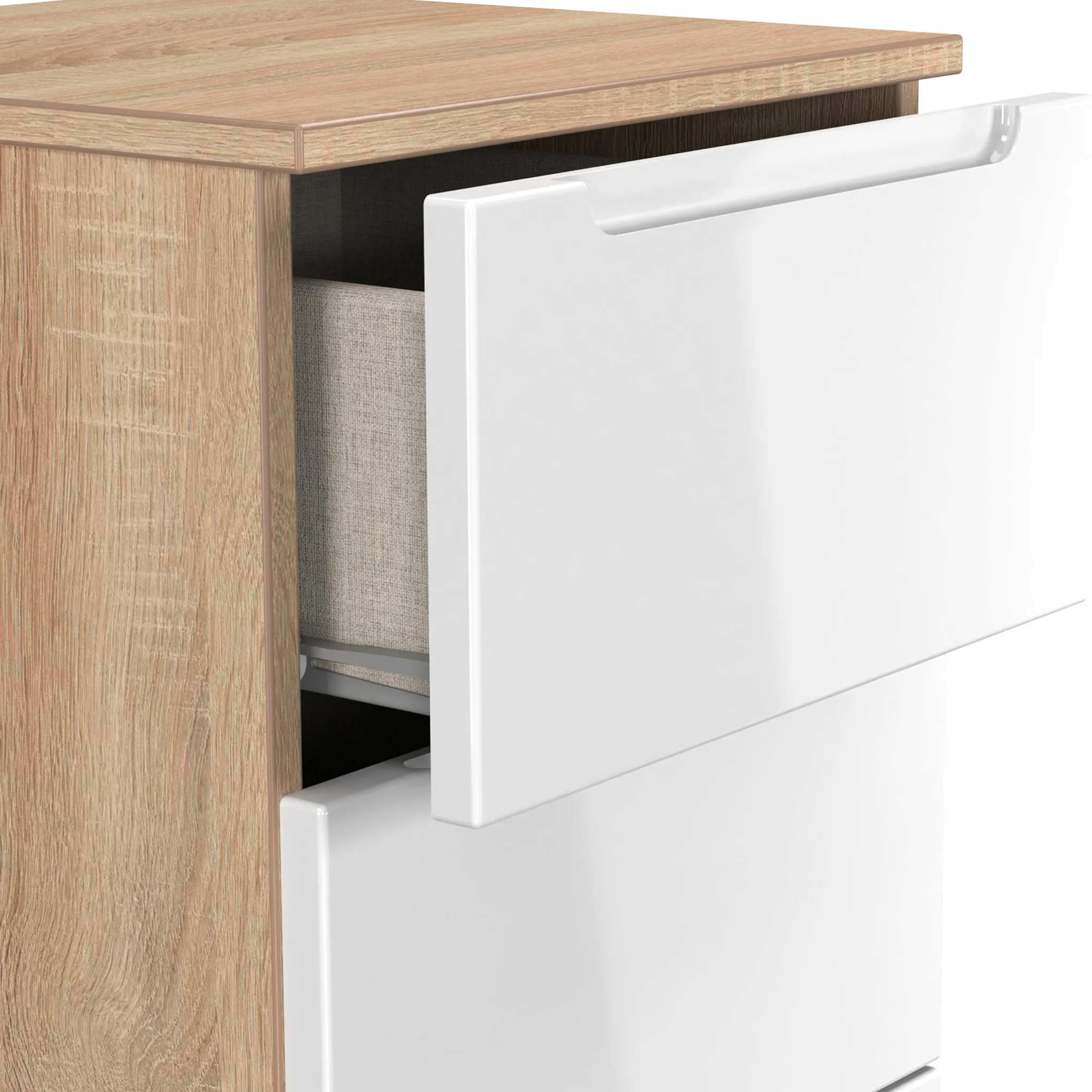 Henshaw 5 Drawer Tall Boy Chest - Image 17