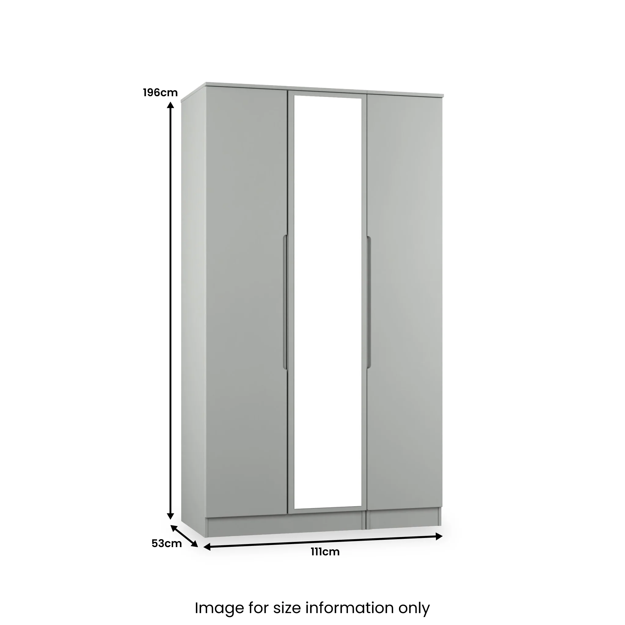 Henshaw Tall Triple Wardrobe - Image 36